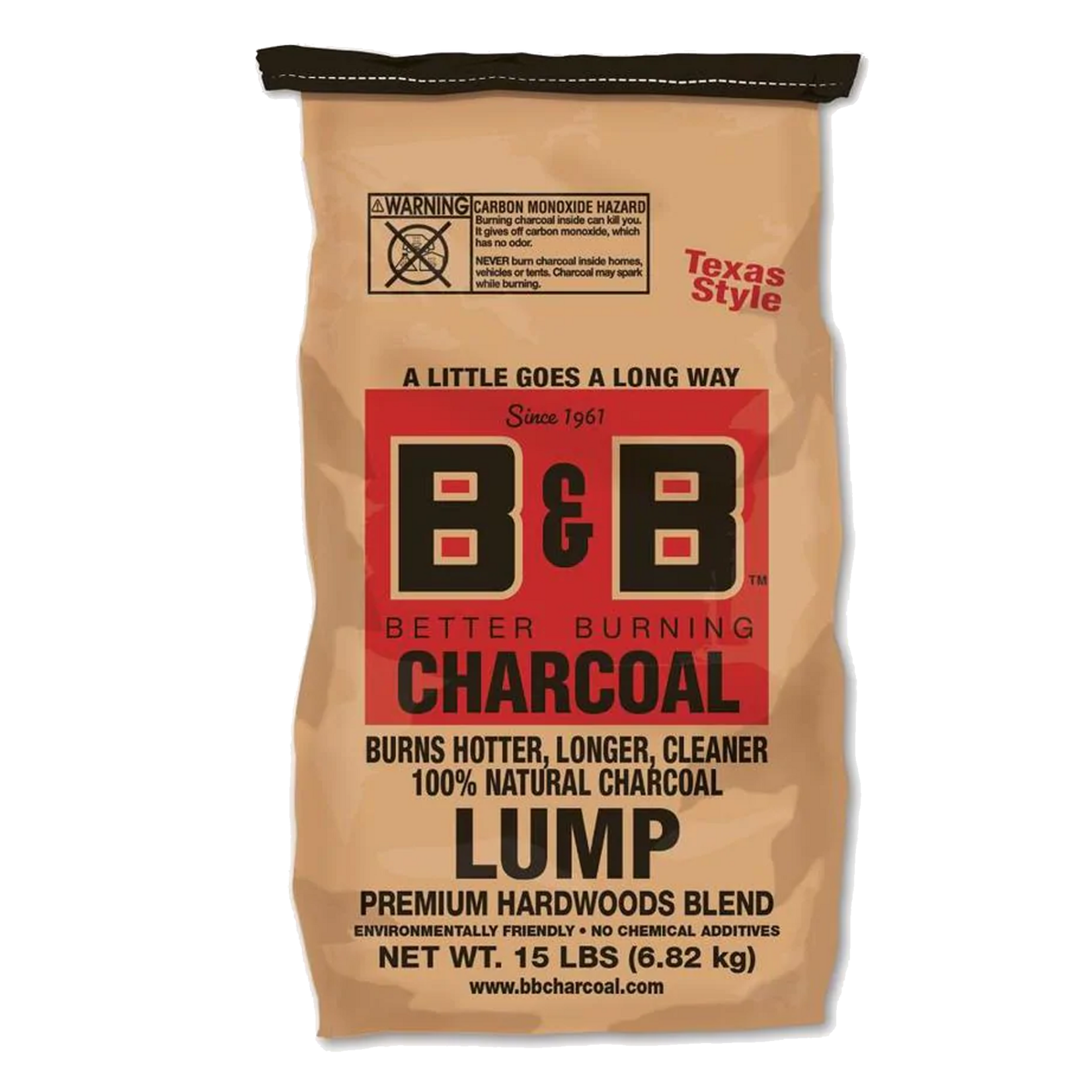 B & B Charcoal B&B Oak Lump Charcoal 20lb