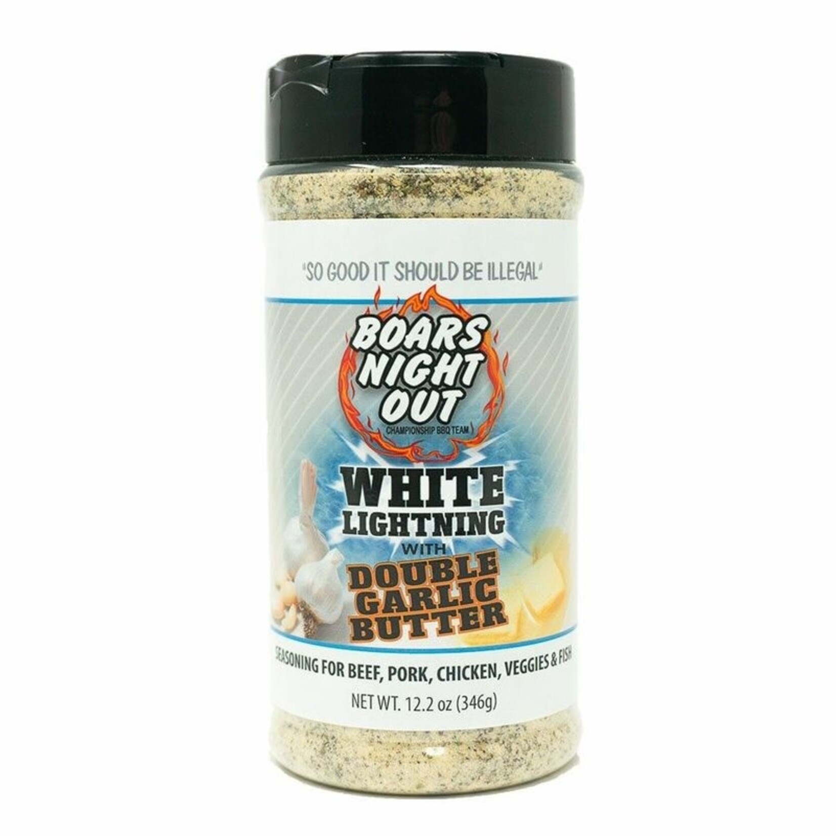 Boars Night Out Boars Night Out White Lightning Double Garlic 12.2oz