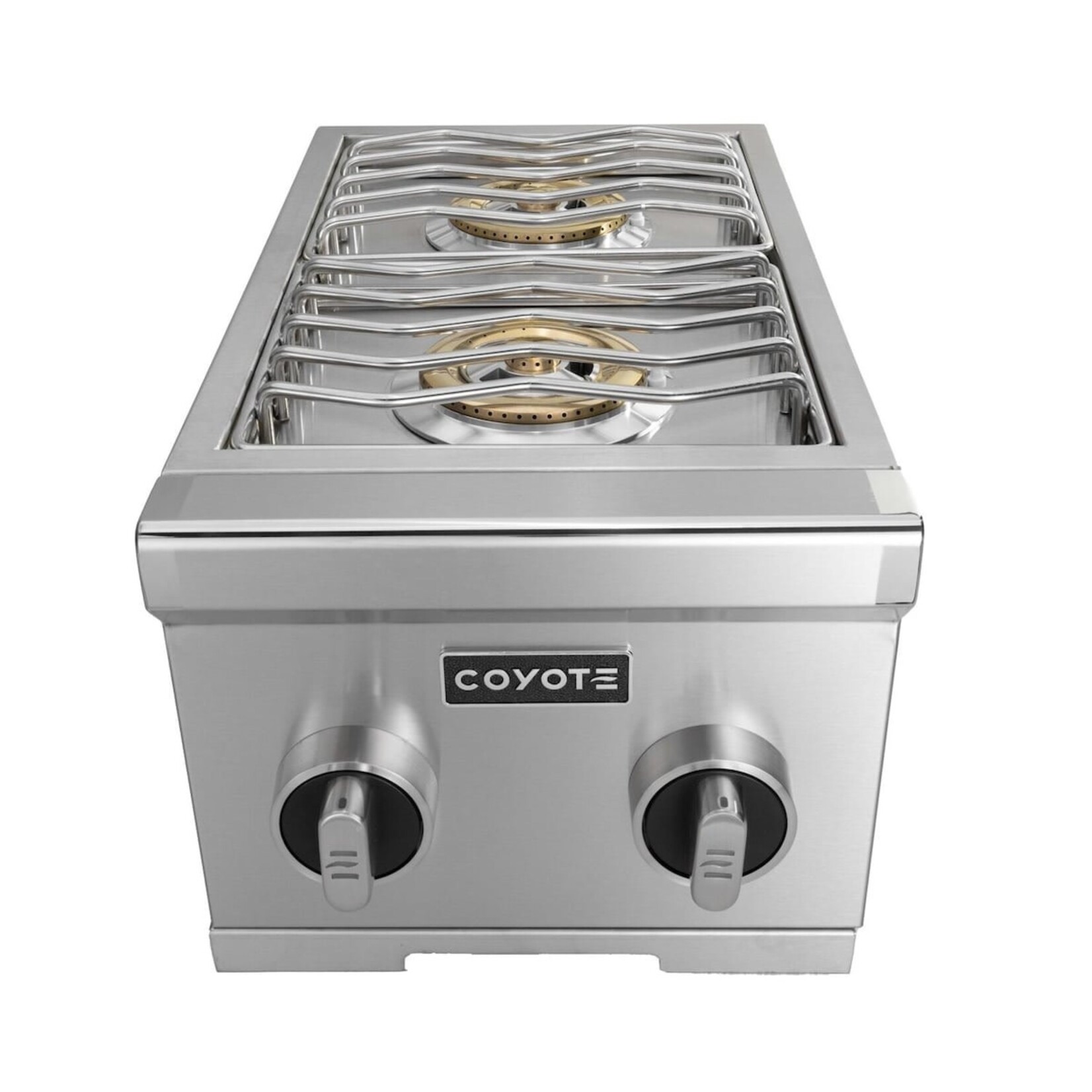 Coyote Coyote Double Side Burner, 12" Built-in - Natural Gas
