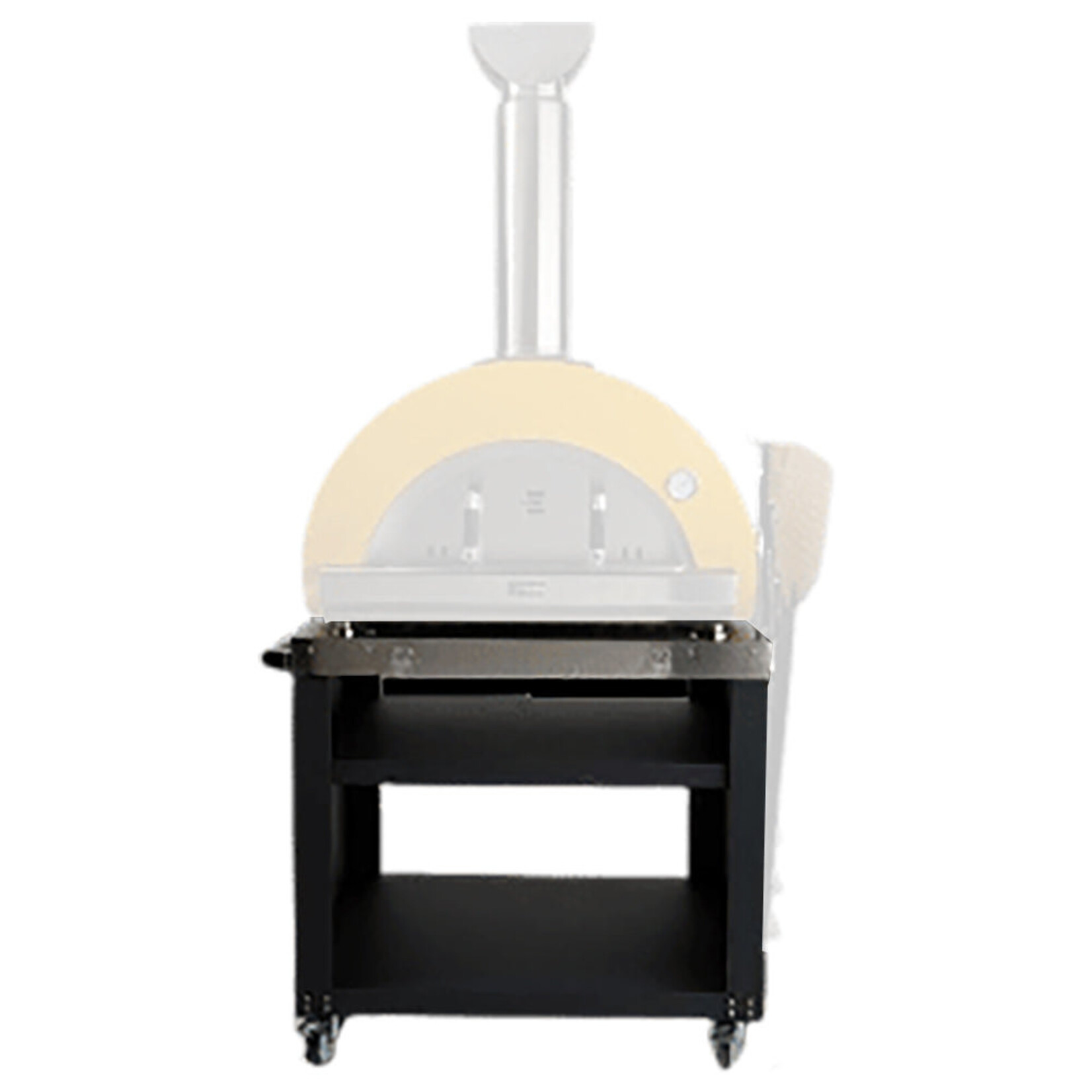 Coyote Coyote Cart for Duomo Wood Pizza Oven with Side Mount Tool Holder