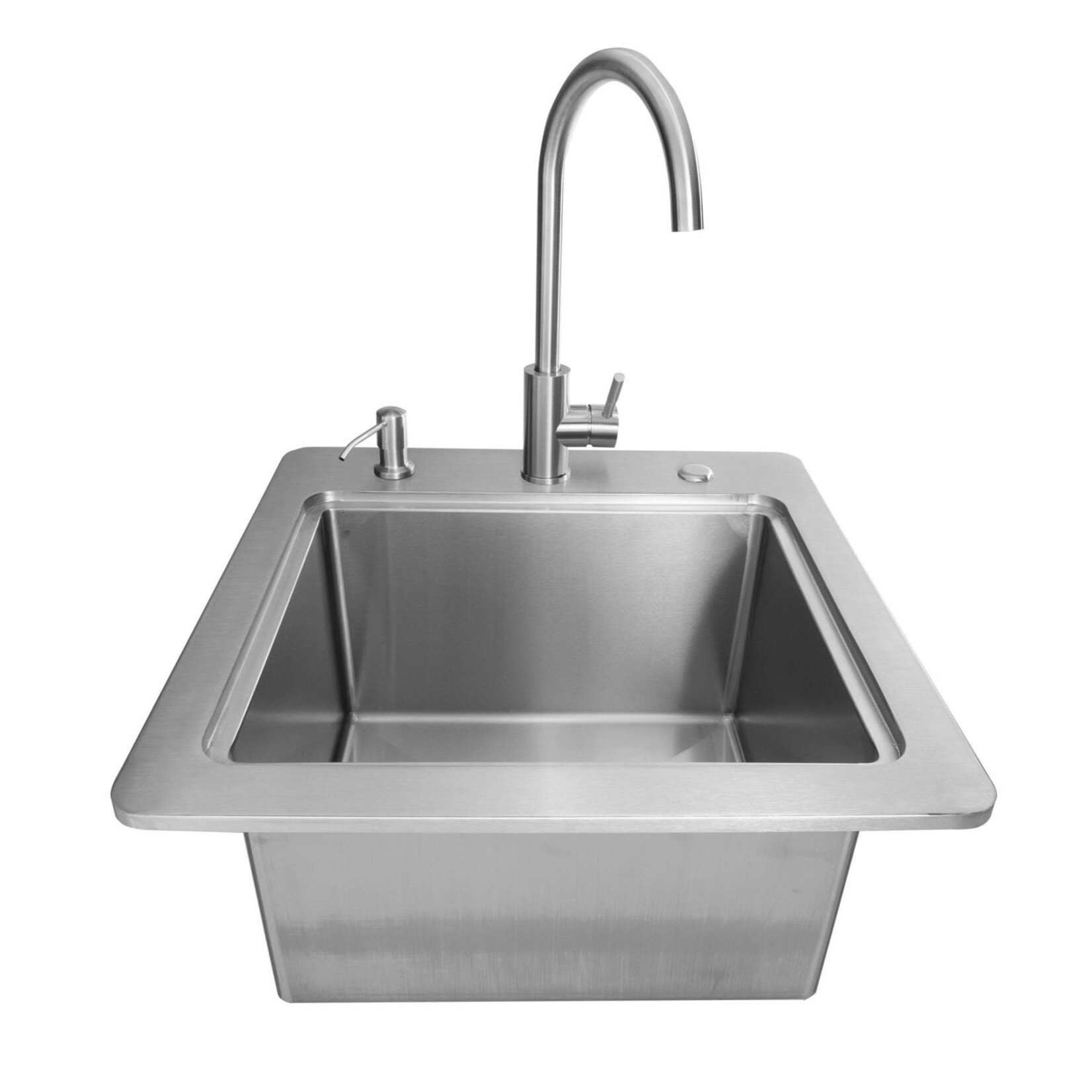 Coyote Coyote Sink w/ Drain. Faucet & Soap Dispenser 21"
