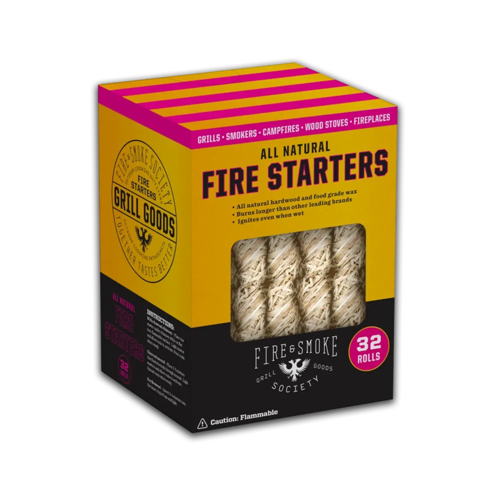Fire & Smoke Society Fire Starters, 32ct
