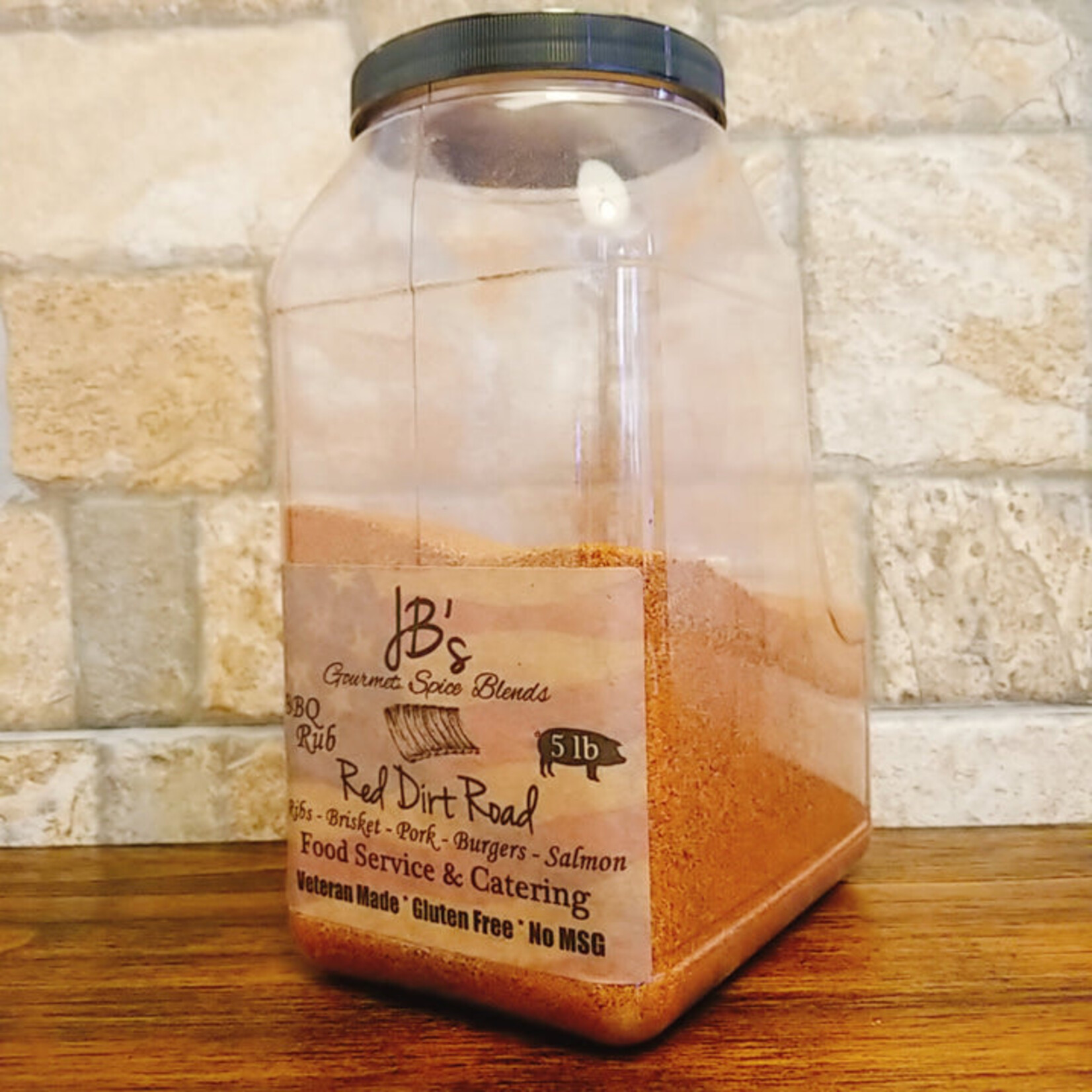 JB's Gourmet Spice Blends JB's Red Dirt Road BBQ Dry Rub 5lbs