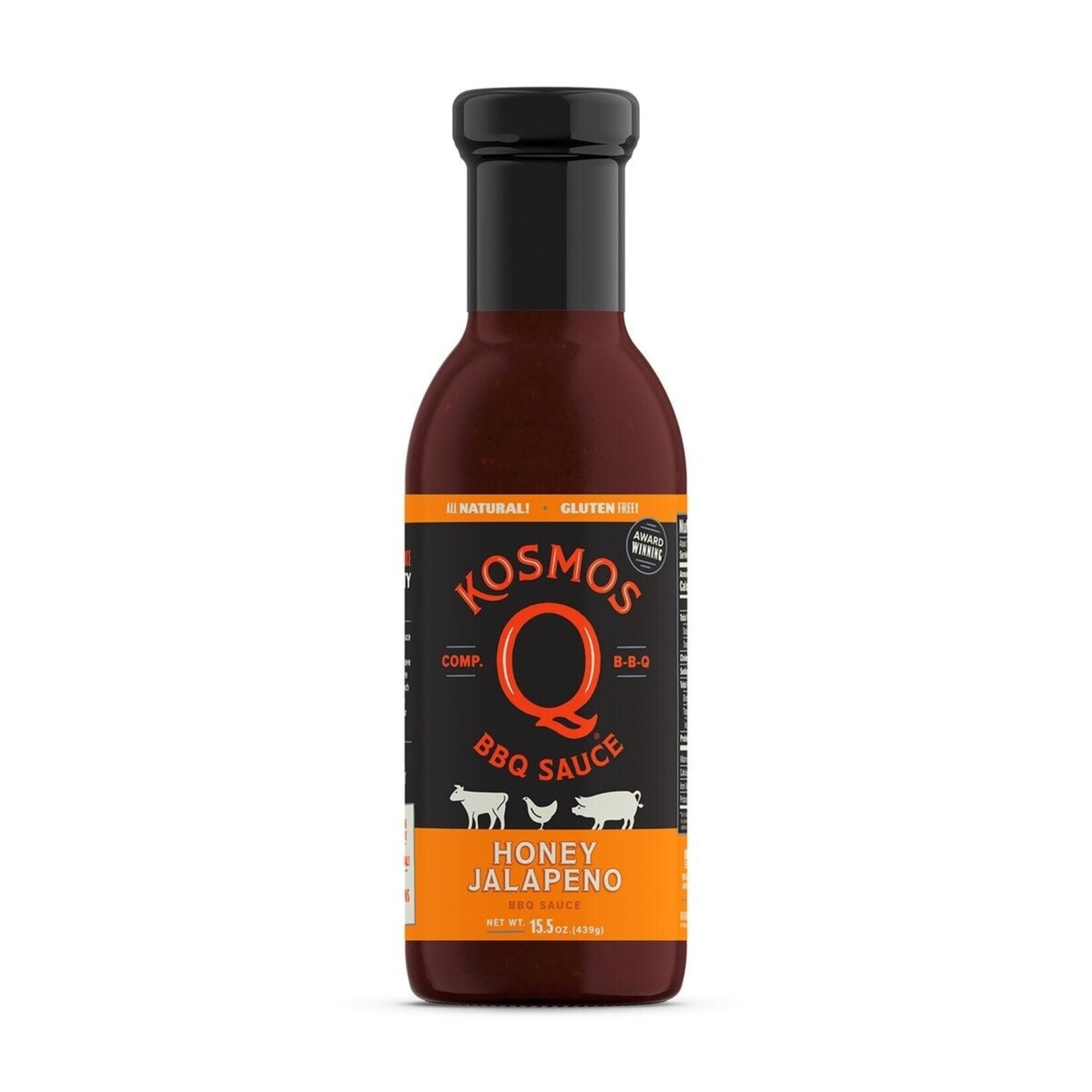 Kosmos Q Kosmos Q Honey Jalapeno BBQ Sauce 15.5oz