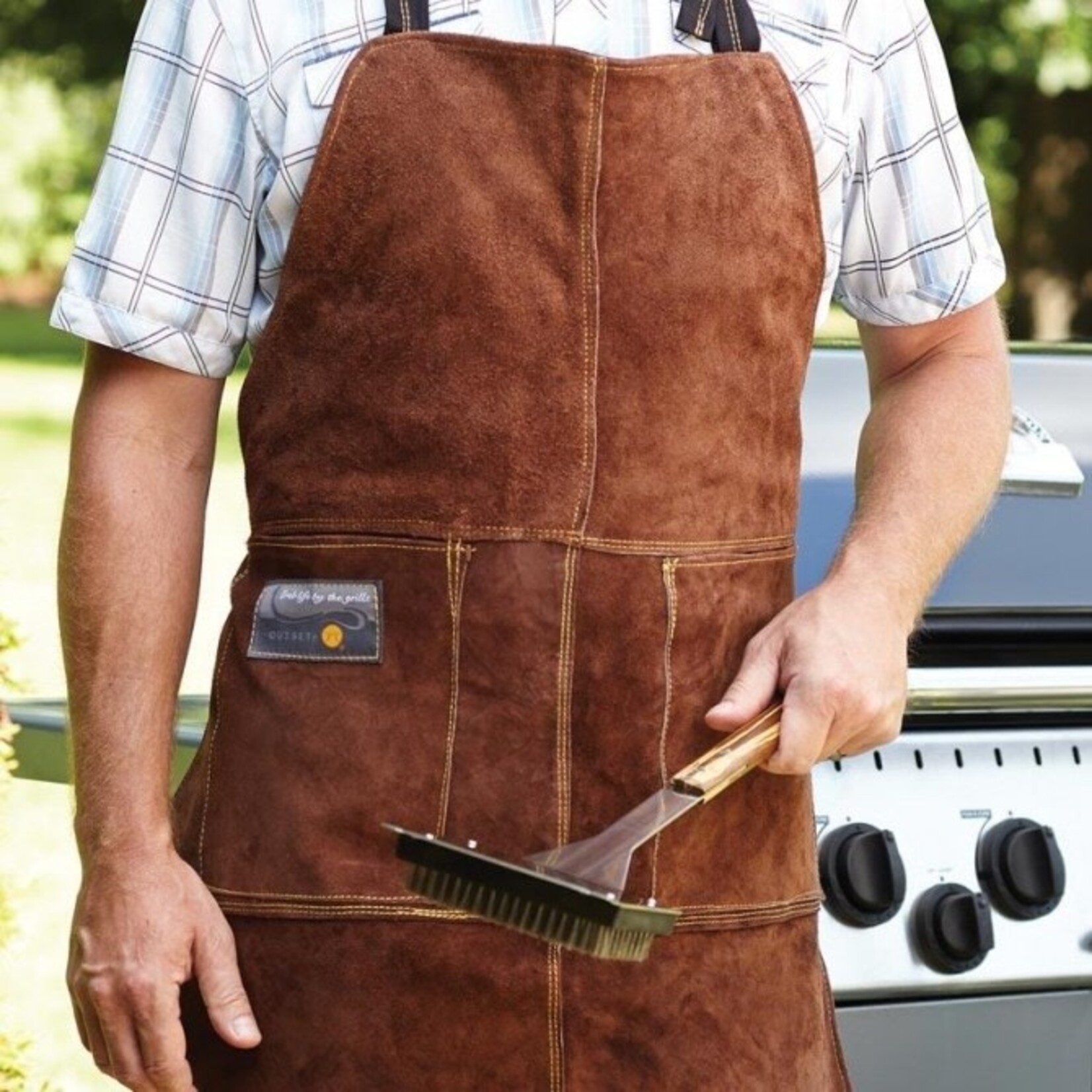 Outset Outset Leather Grill Apron