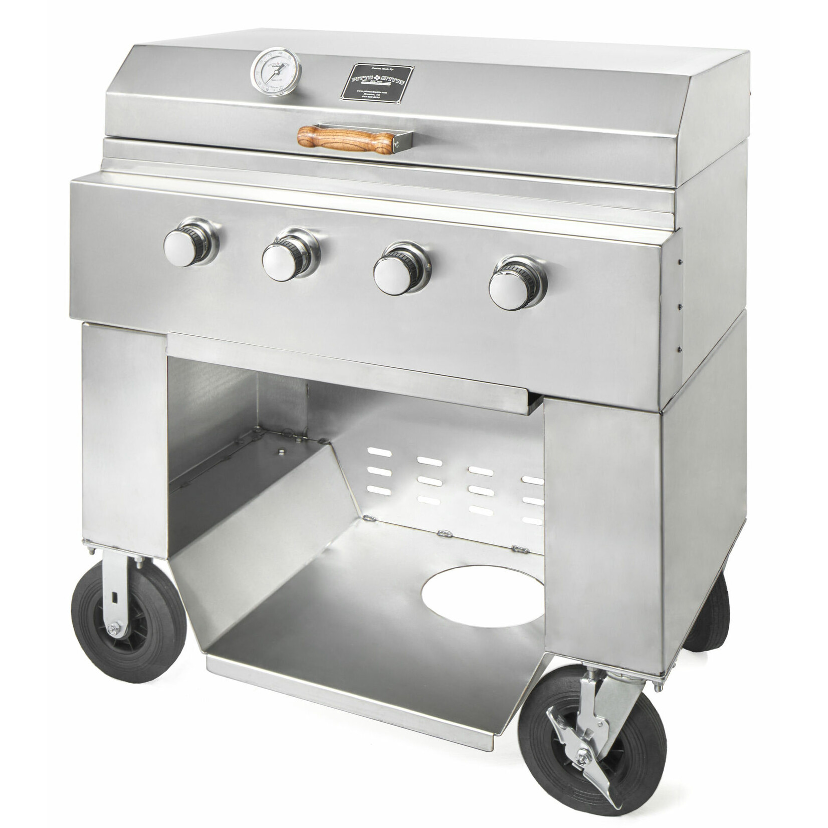 Pitts & Spitts Pitts & Spitts 4 Burner Griddle - Stainless