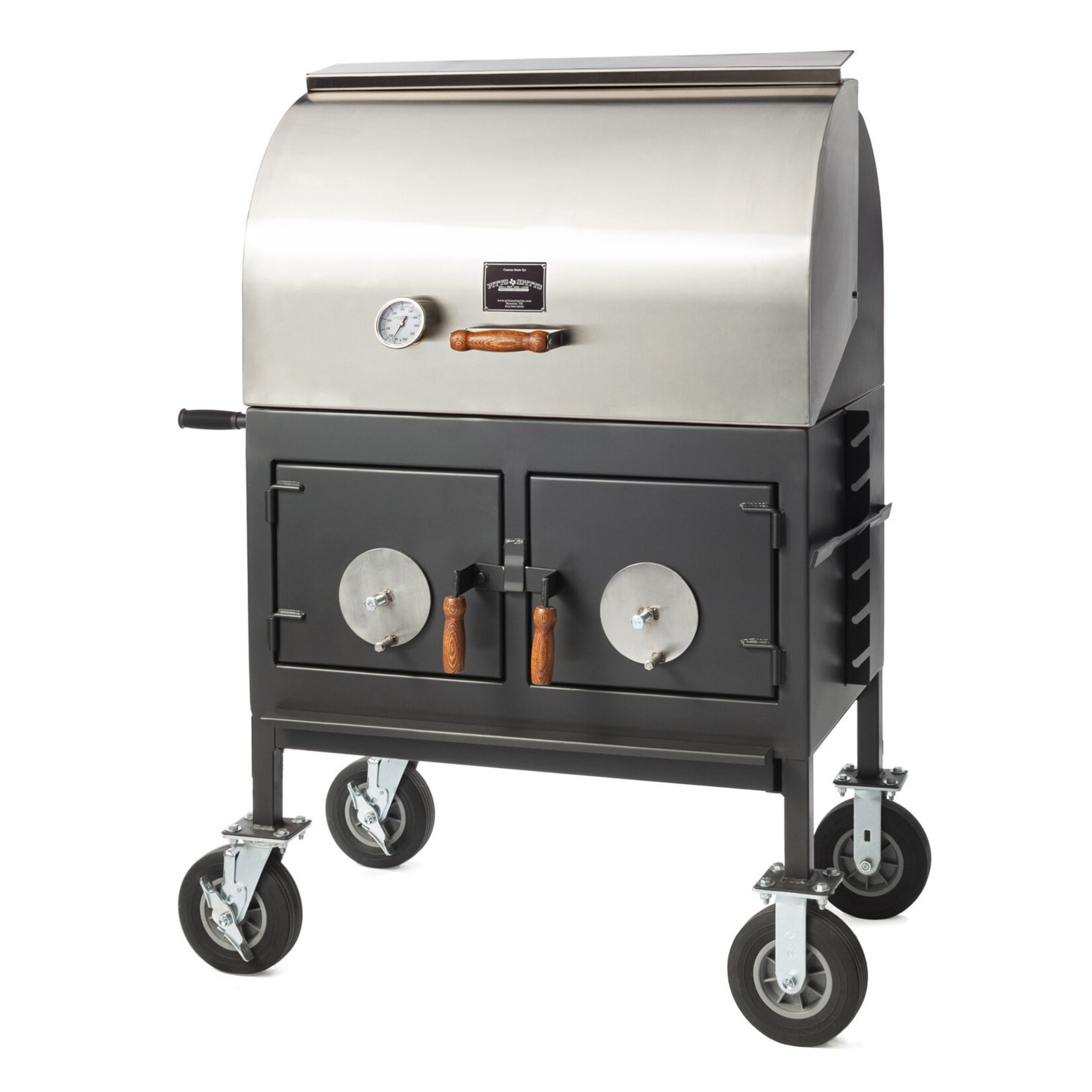 Pitts & Spitts Pitts & Spitts Charcoal Roll Top Grill