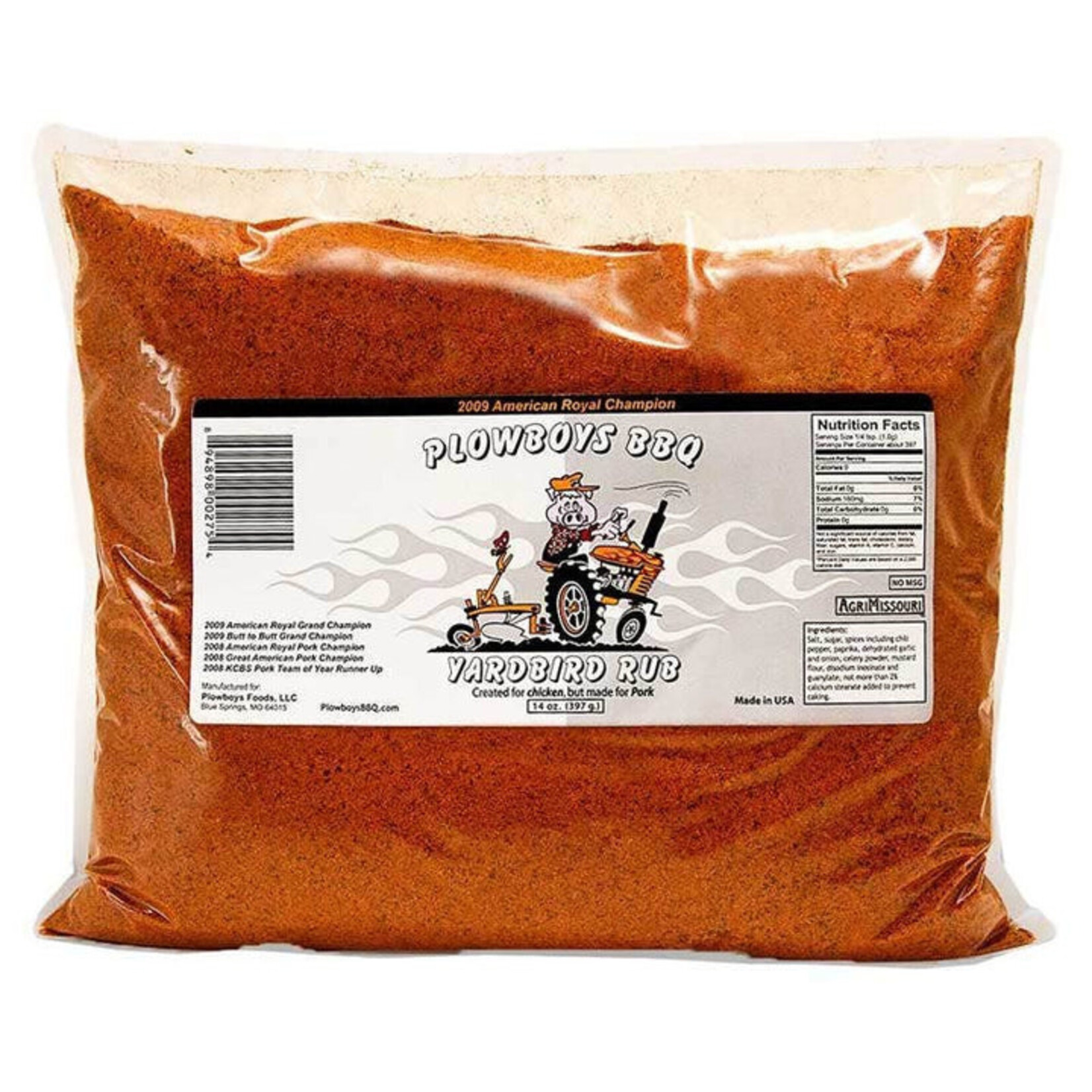Plowboys BBQ Plowboys Yardbird 5lb. Bag