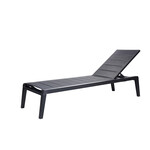 HIGOLD HIGOLD EMOTI Universal Padded Sling Chaise Lounge - Nero - Set of 2