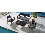 HIGOLD HIGOLD SHELDON Loveseat Seating Set - Nero