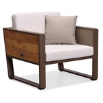 HIGOLD HIGOLD YORK Lounge Chair - Latte - Canvas