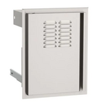 American Outdoor Grill AOG 14" 2026 Louvered Door w/ Tank Tray, Vertical - Left