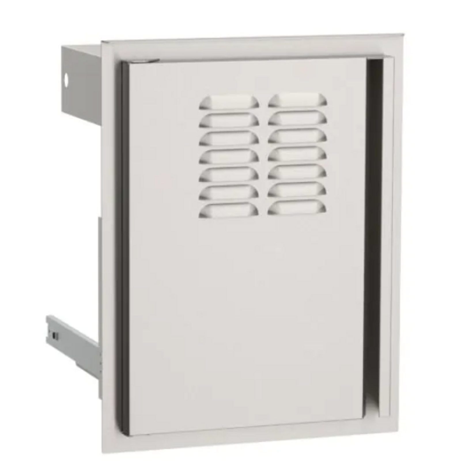 American Outdoor Grill AOG 14" 2026 Louvered Door w/ Tank Tray, Vertical - Left