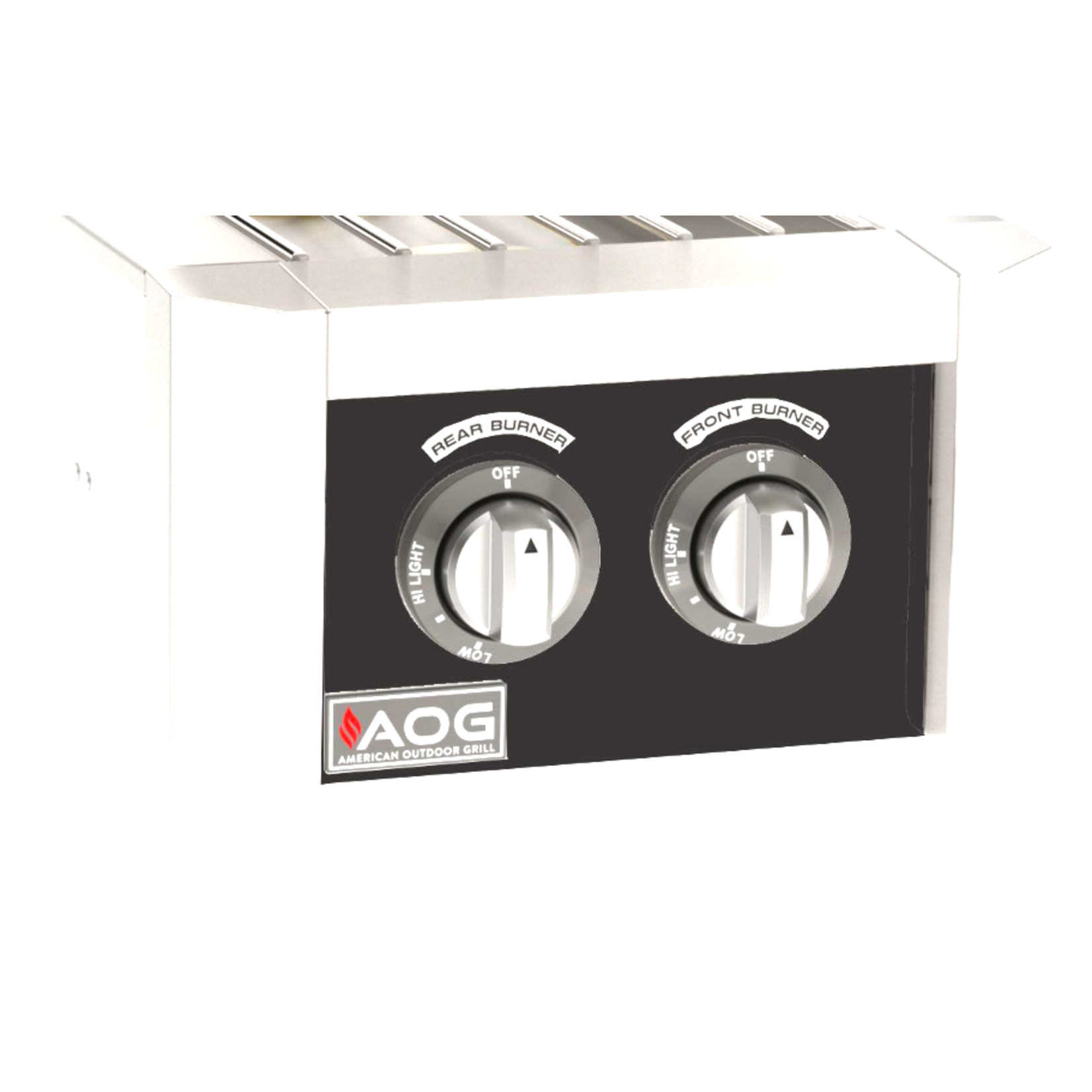 American Outdoor Grill AOG Double Side Burner - L & T-Series Accent Color Panel - Black
