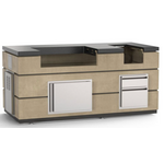 American Outdoor Grill AOG 30" Island Bundle 77"W x 36"D x 51"H - Cafe Blanco