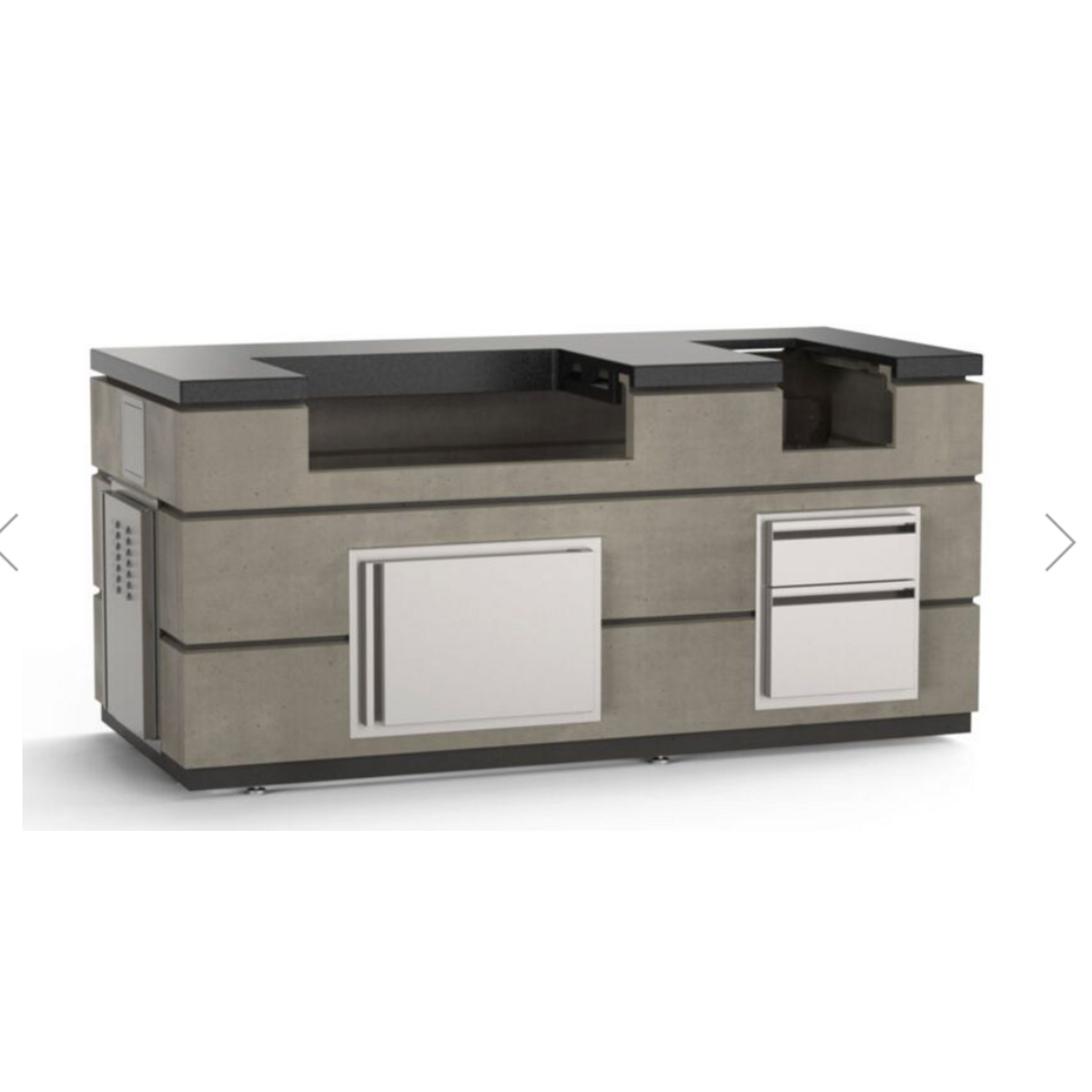 American Outdoor Grill AOG 30" Island Bundle 77"W x 36"D x 51"H - Smoke