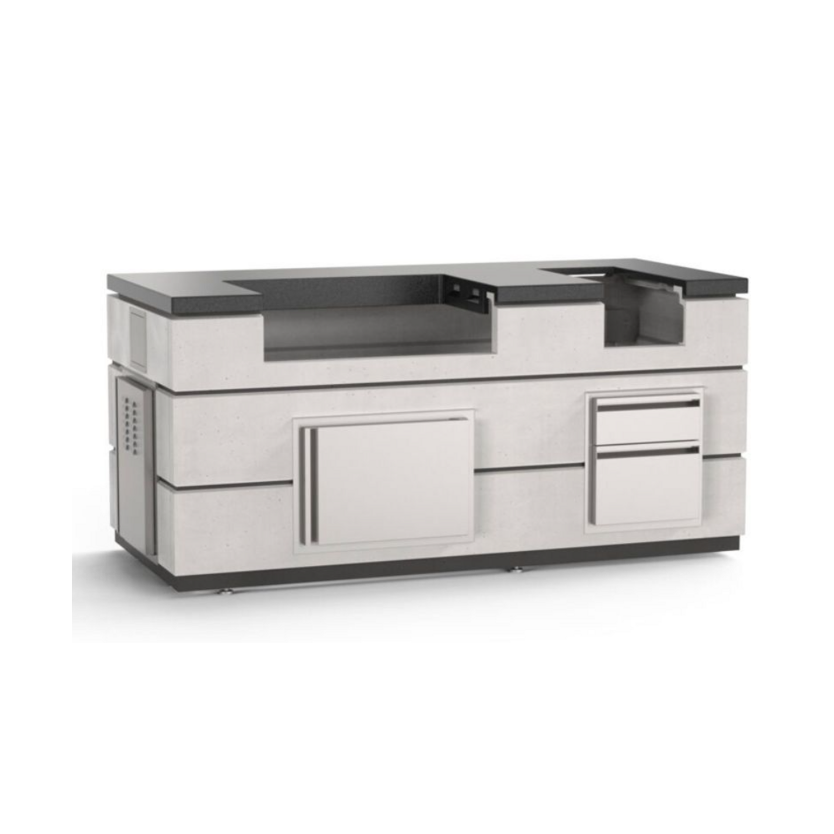 American Outdoor Grill AOG 30" Island Bundle 77"W x 36"D x 51"H - White Aspen