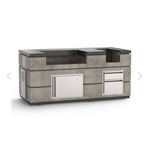 American Outdoor Grill AOG 30" Island Bundle 77"W x 36"D x 51"H - Light Basalt