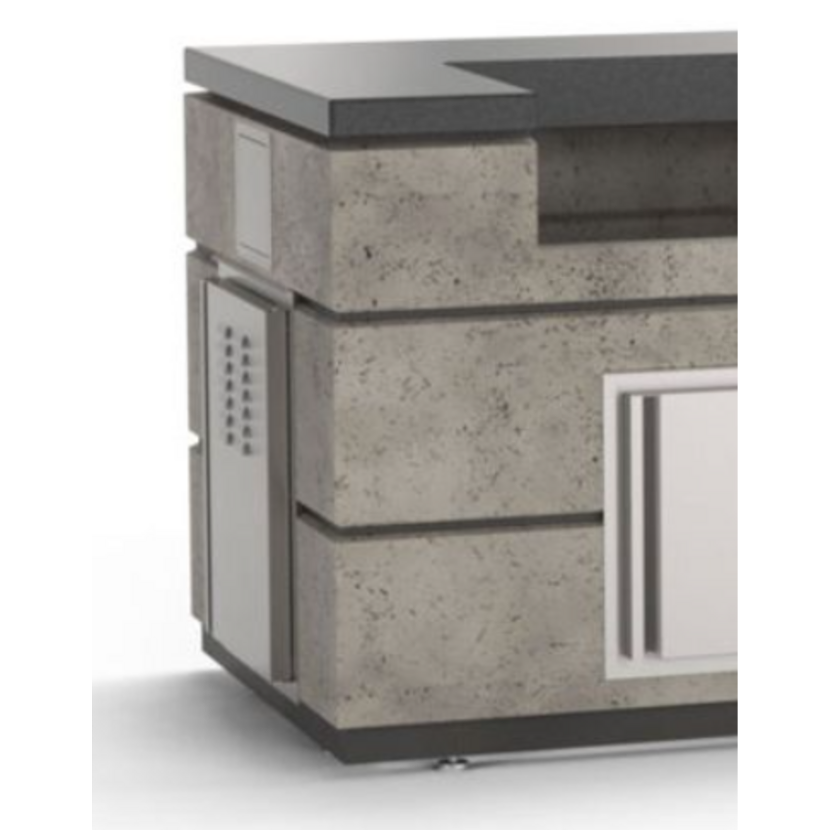 American Outdoor Grill AOG 30" Island Bundle 77"W x 36"D x 51"H - Light Basalt