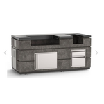 American Outdoor Grill AOG 30" Island Bundle 77"W x 36"D x 51"H - Dark Basalt