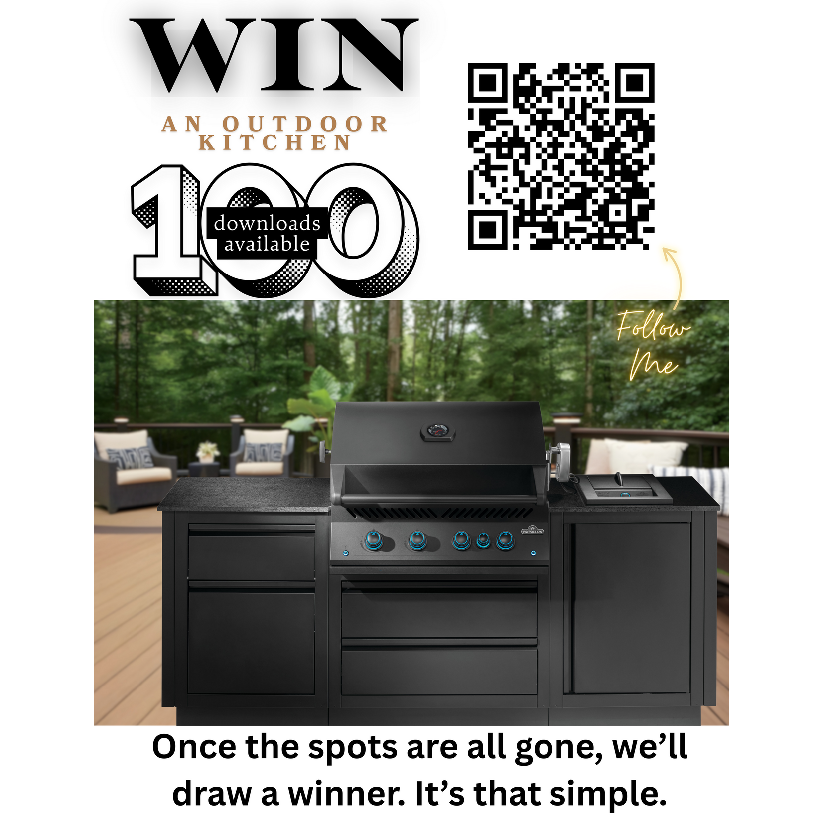Napoleon Outdoor Kitchen Giveaway Benefitting Children's Charities