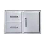 Primo Primo 34"W x 22"H Single Door with Double Drawer