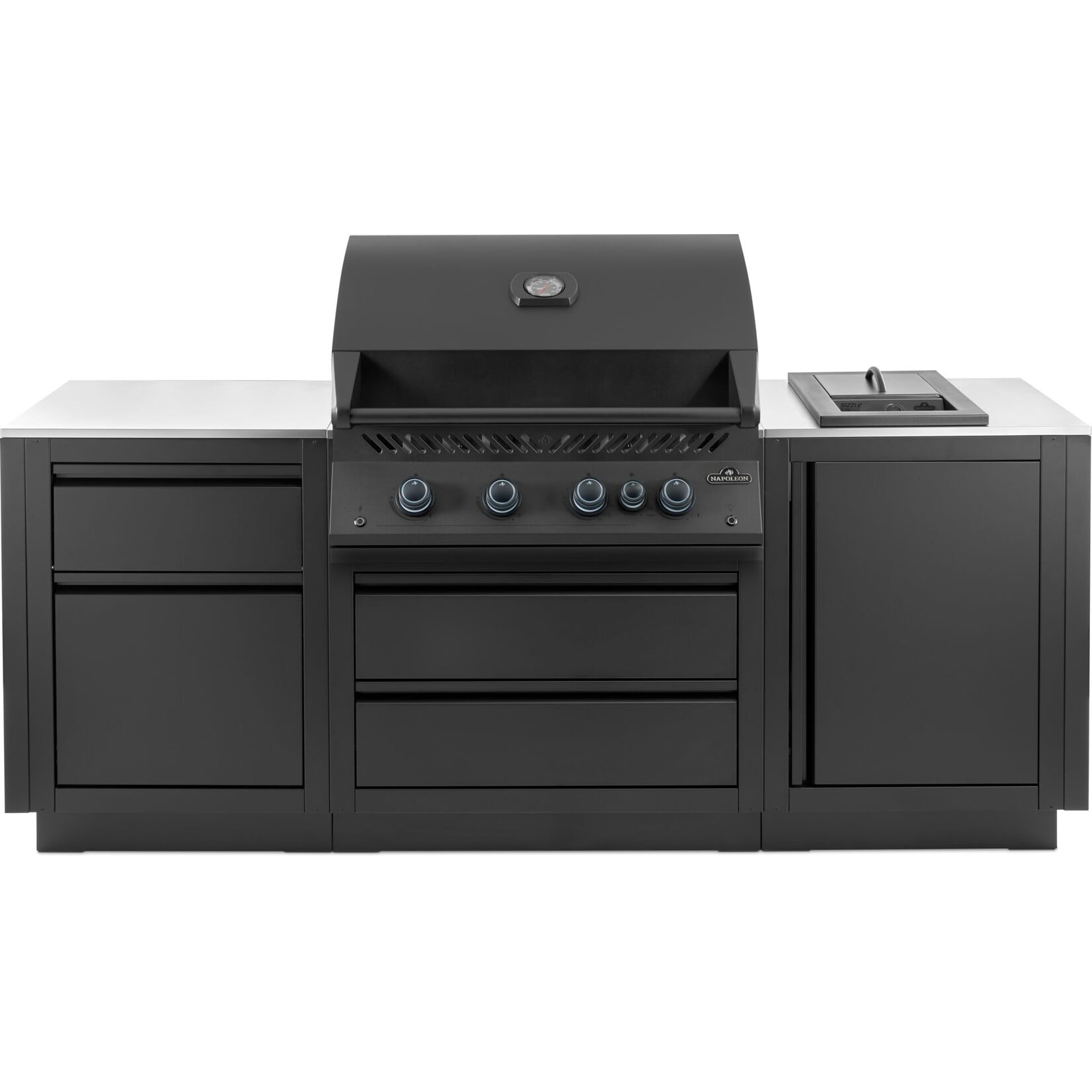 Napoleon Napoleon OASIS 300 Outdoor Kitchen, 700 Series 32" Grill Head - Matte Black