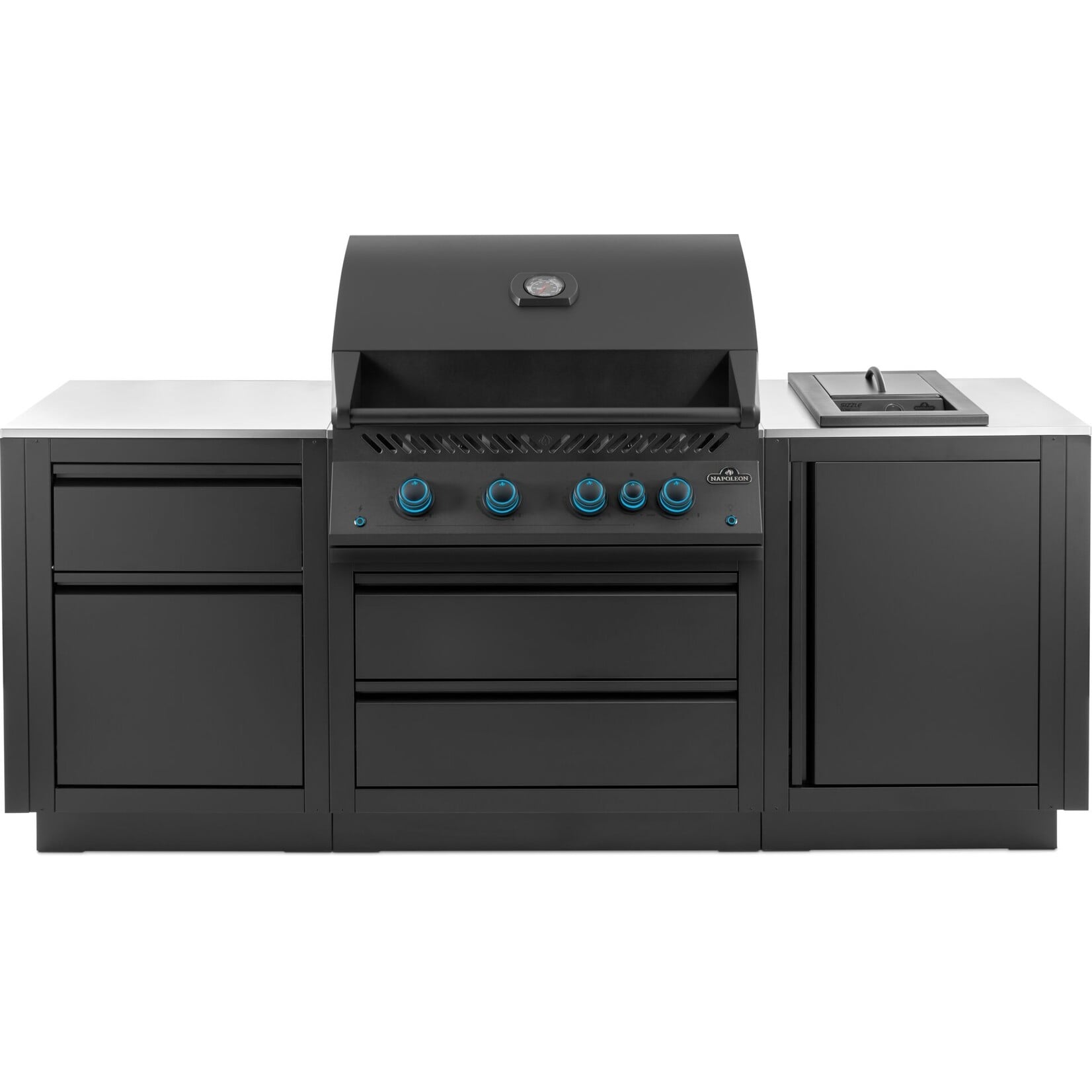 Napoleon Napoleon OASIS 300 Outdoor Kitchen, 700 Series 32" Grill Head - Matte Black