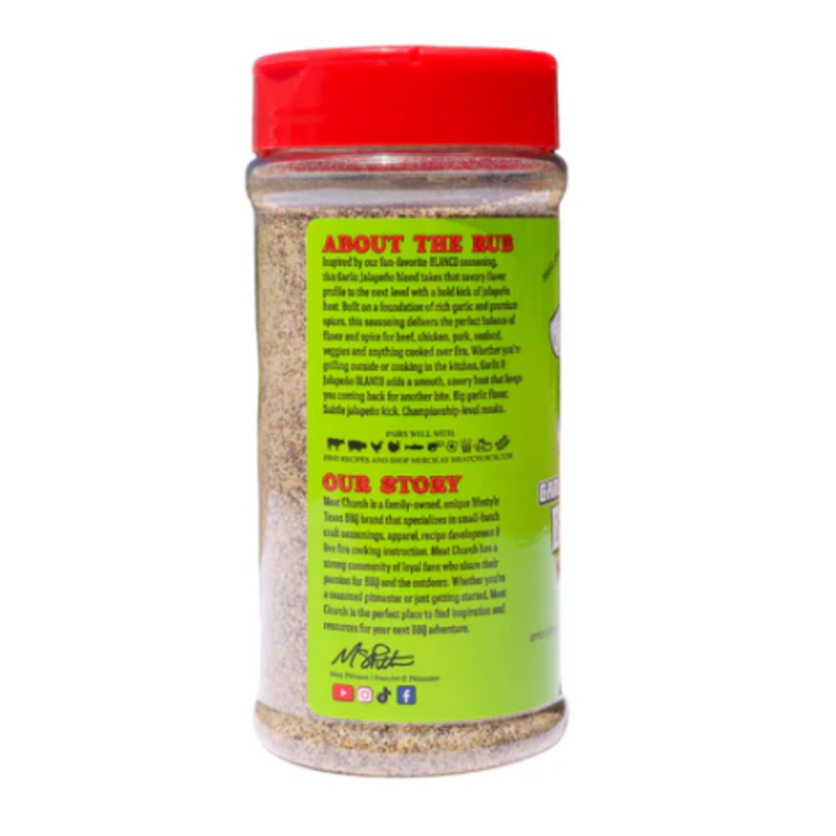 Meat Church Meat Church Garlic Jalapeno Blanco 12oz