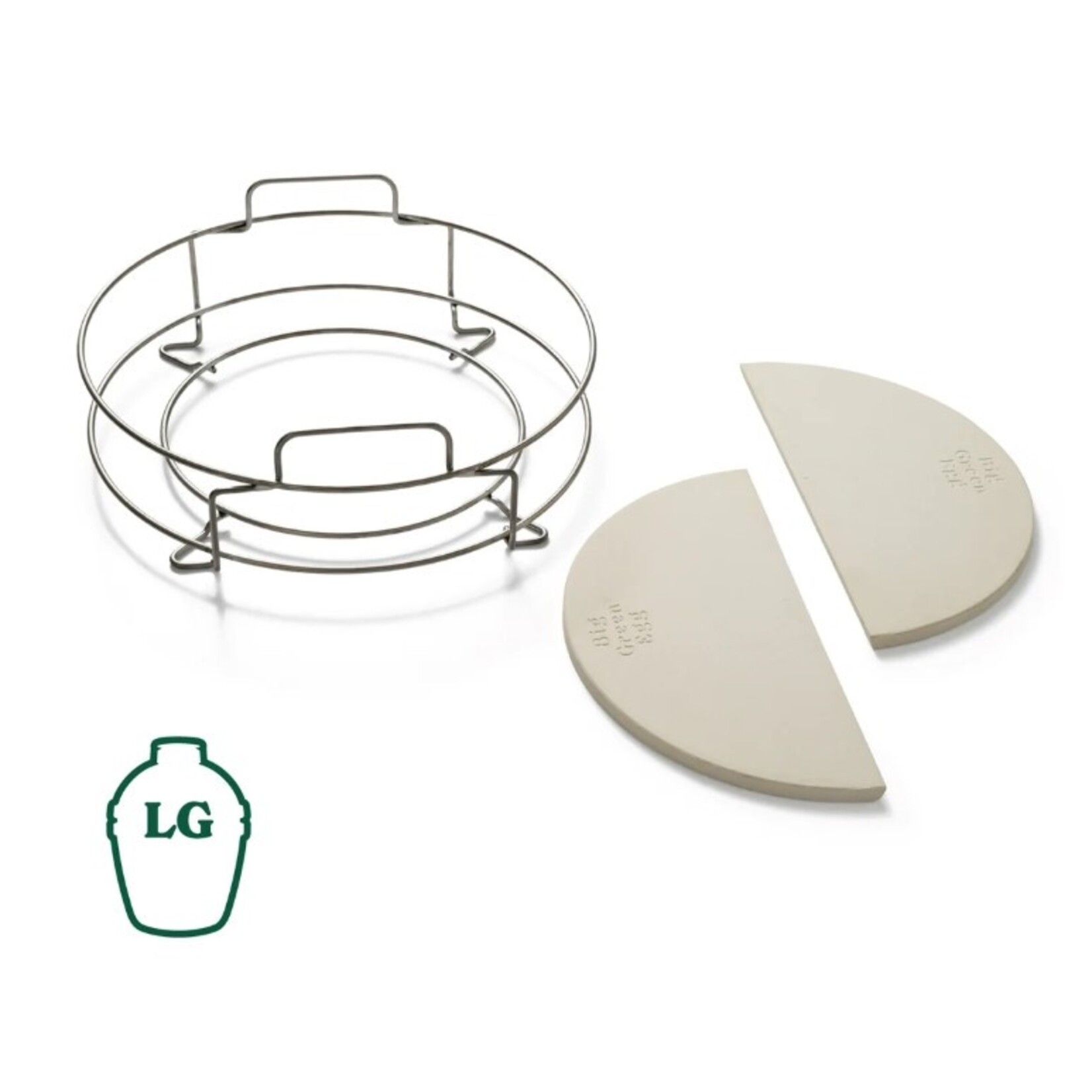 Big Green Egg BGE Dual Zone Deflector Kit - LG