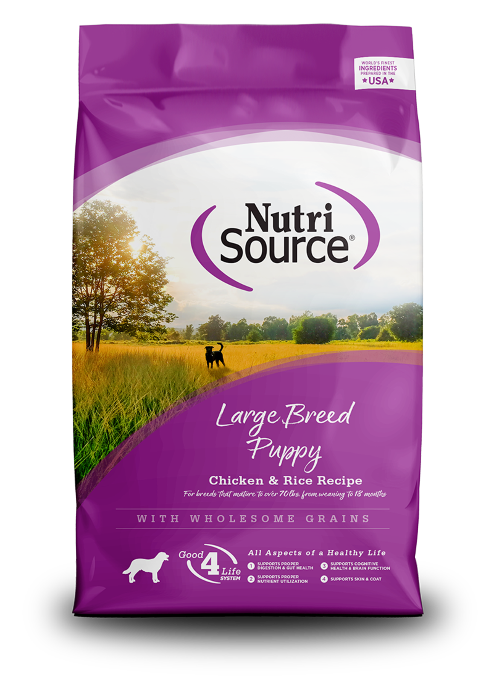 Nutrisource Large Breed Puppy Chicken & Rice 30 Lb