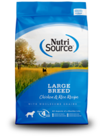 Nutrisource Large Breed Chicken & Rice 30 Lb