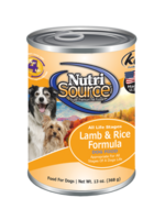 Nutrisource Lamb & Rice 13 oz