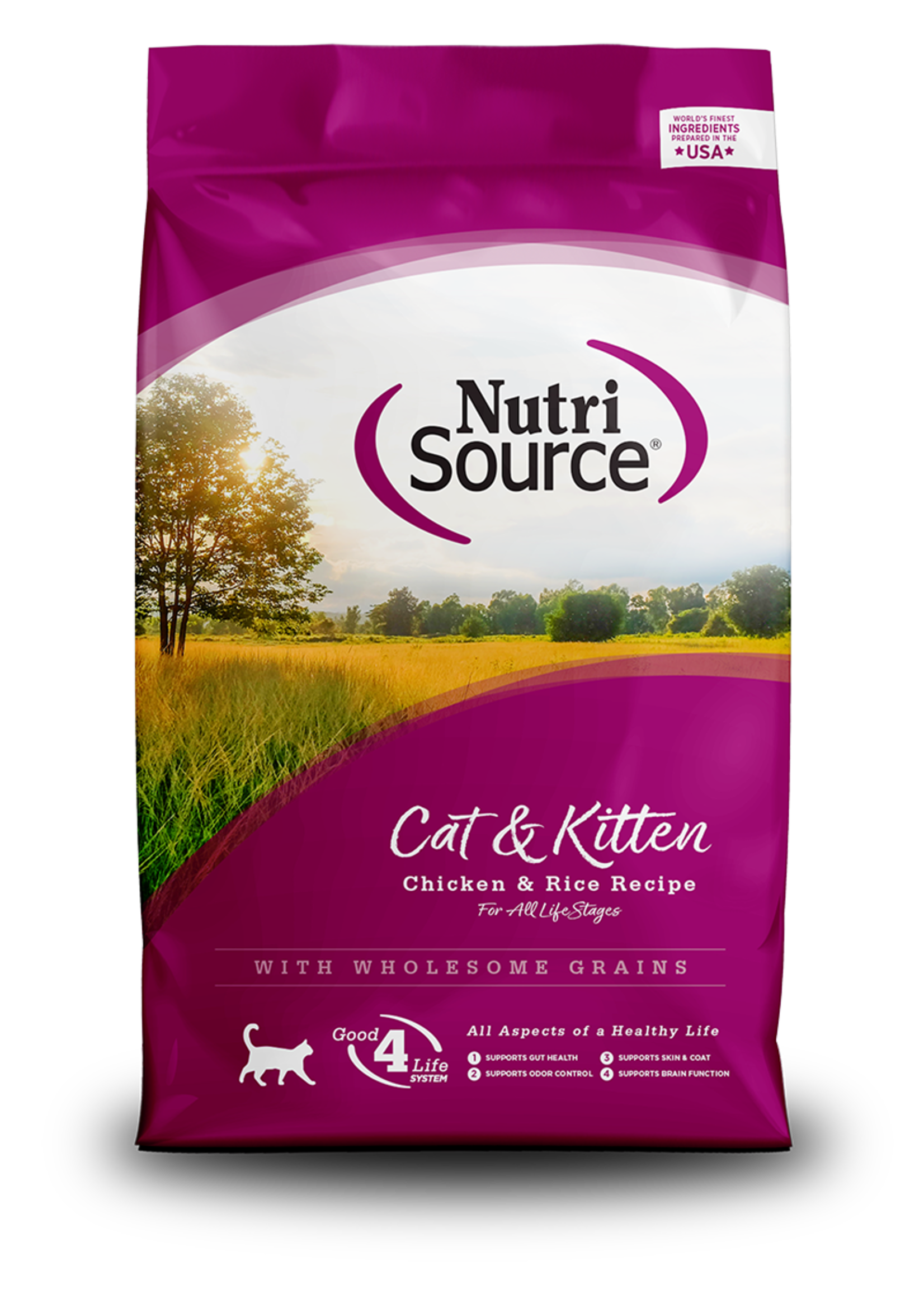 Nutrisource Cat & Kitten Chicken & Rice 16 Lb