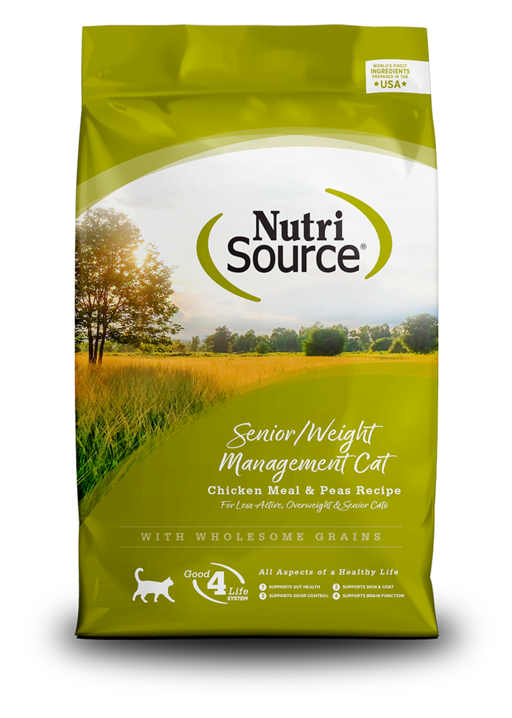 Nutrisource Cat Senior/Weight Management Chicken & Rice 16 Lb