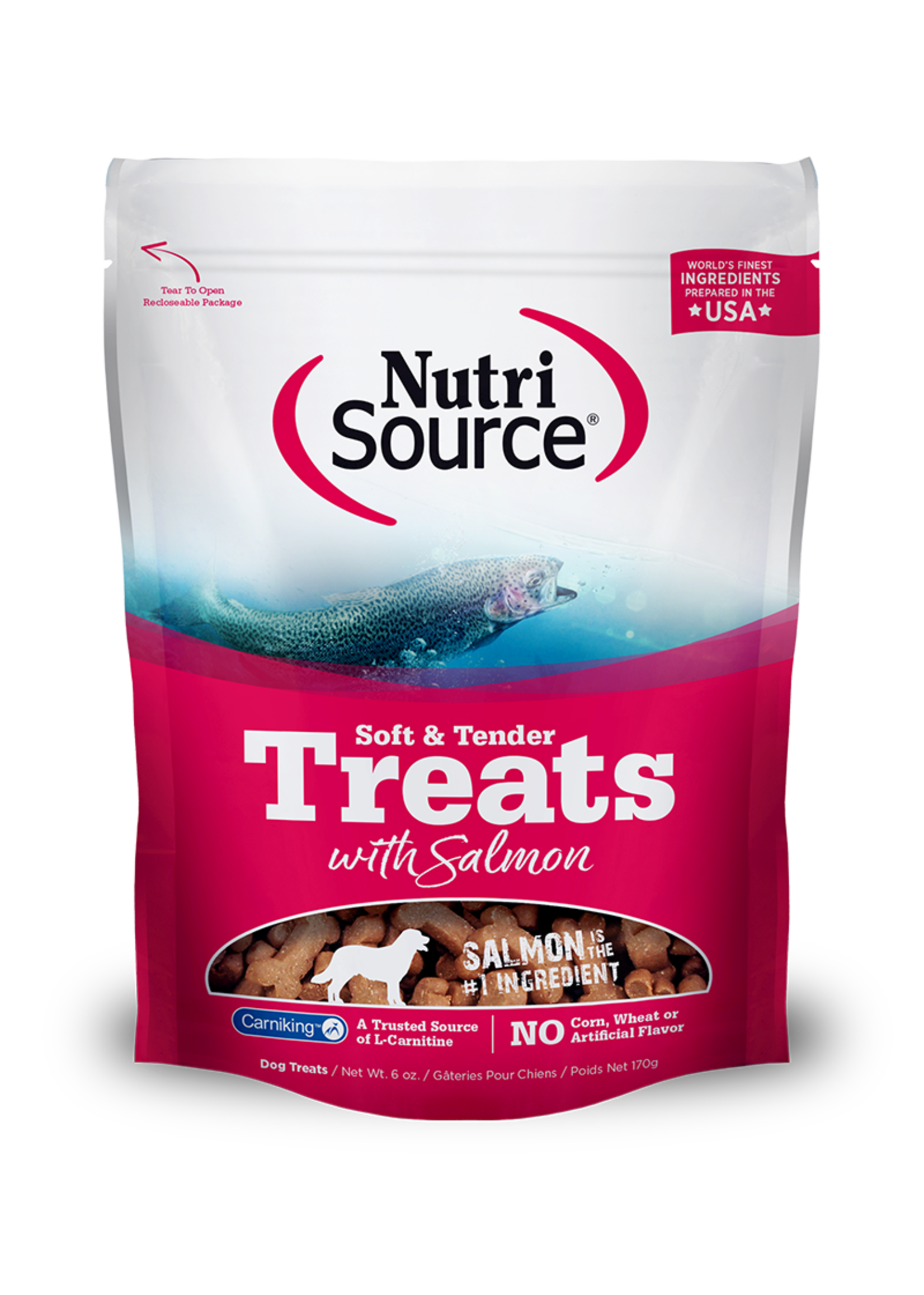 Nutrisource Soft & Tender Salmon Treat 6 oz