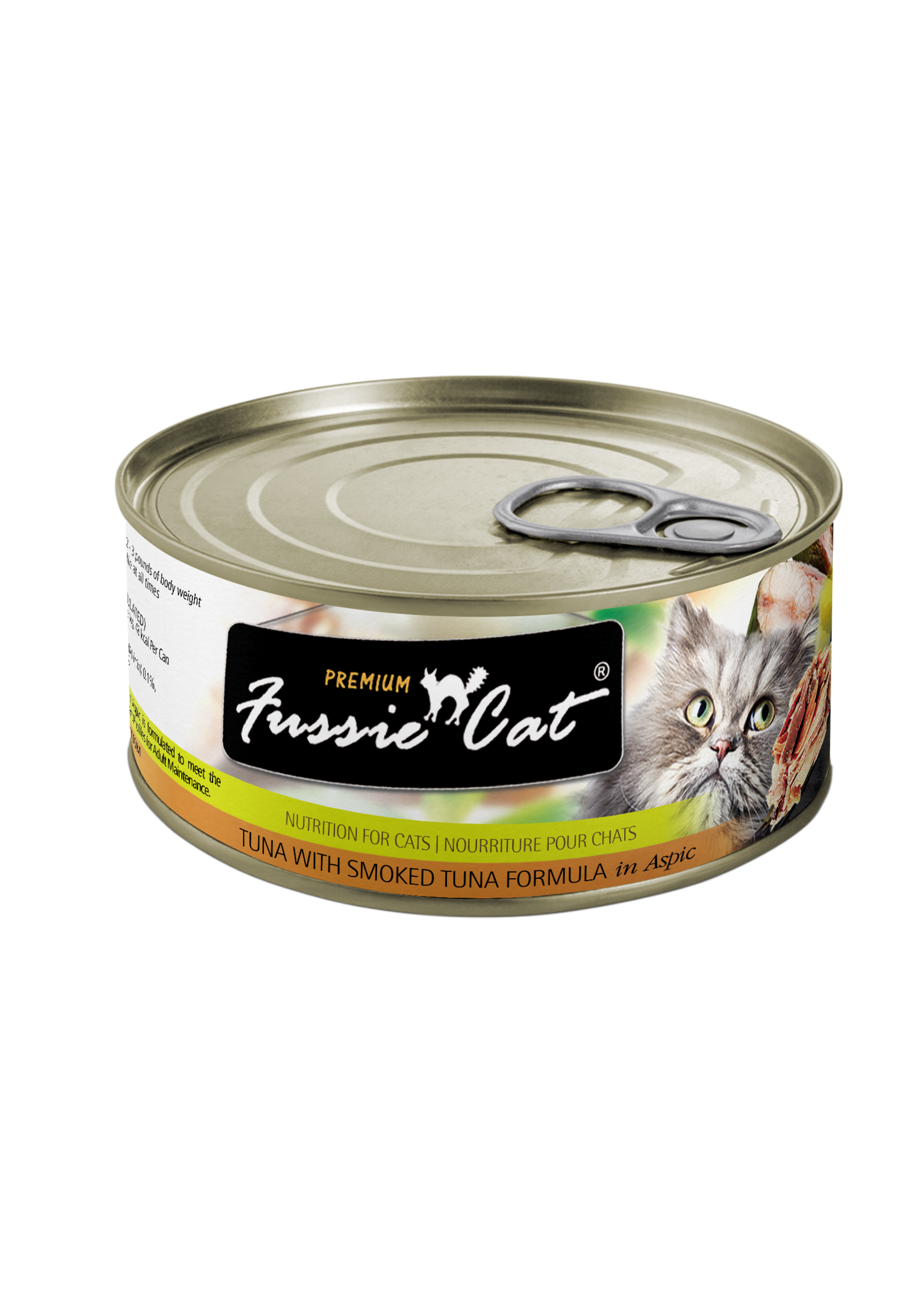 Fussie Cat Premium Tuna & Smoked Tuna in Aspic 2.82 oz