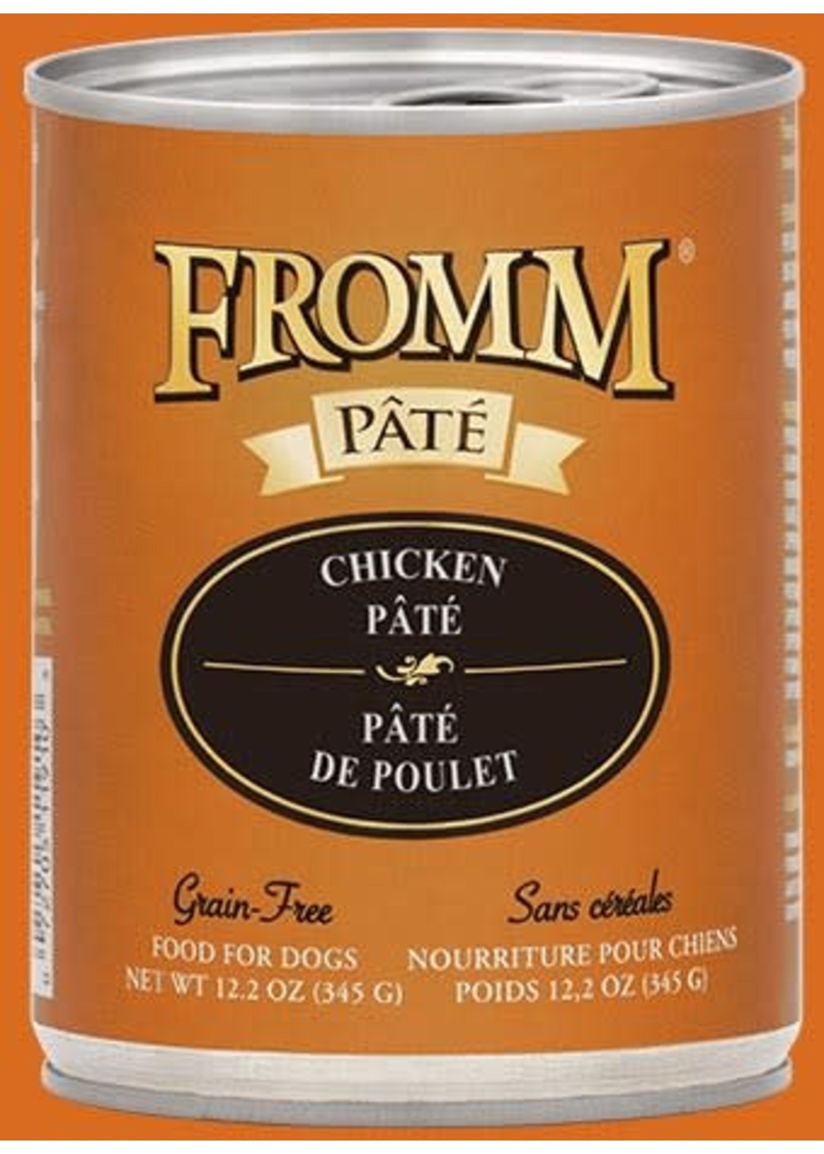Fromm Family Grain Free Chicken Pate' 12.2 oz