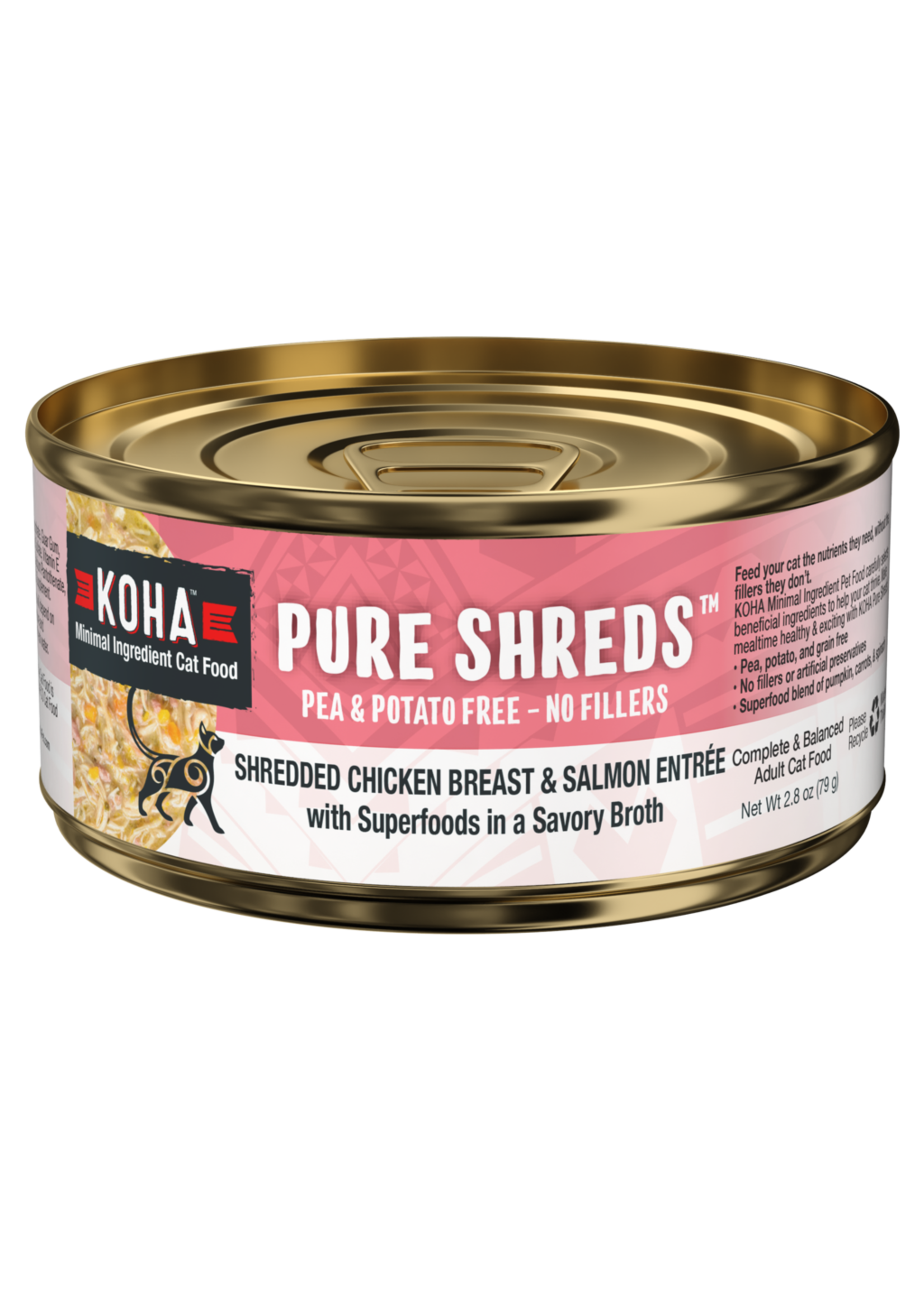 Koha Pure Shreds Shredded Chicken Breast & Salmon Entree 5.5 oz