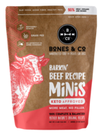 Bones & Co. Barkin' Beef Recipe Minis 3 Lb (Frozen)