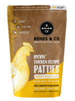 Bones & Co. Kickin' Chicken Recipe Patties 6 Lb