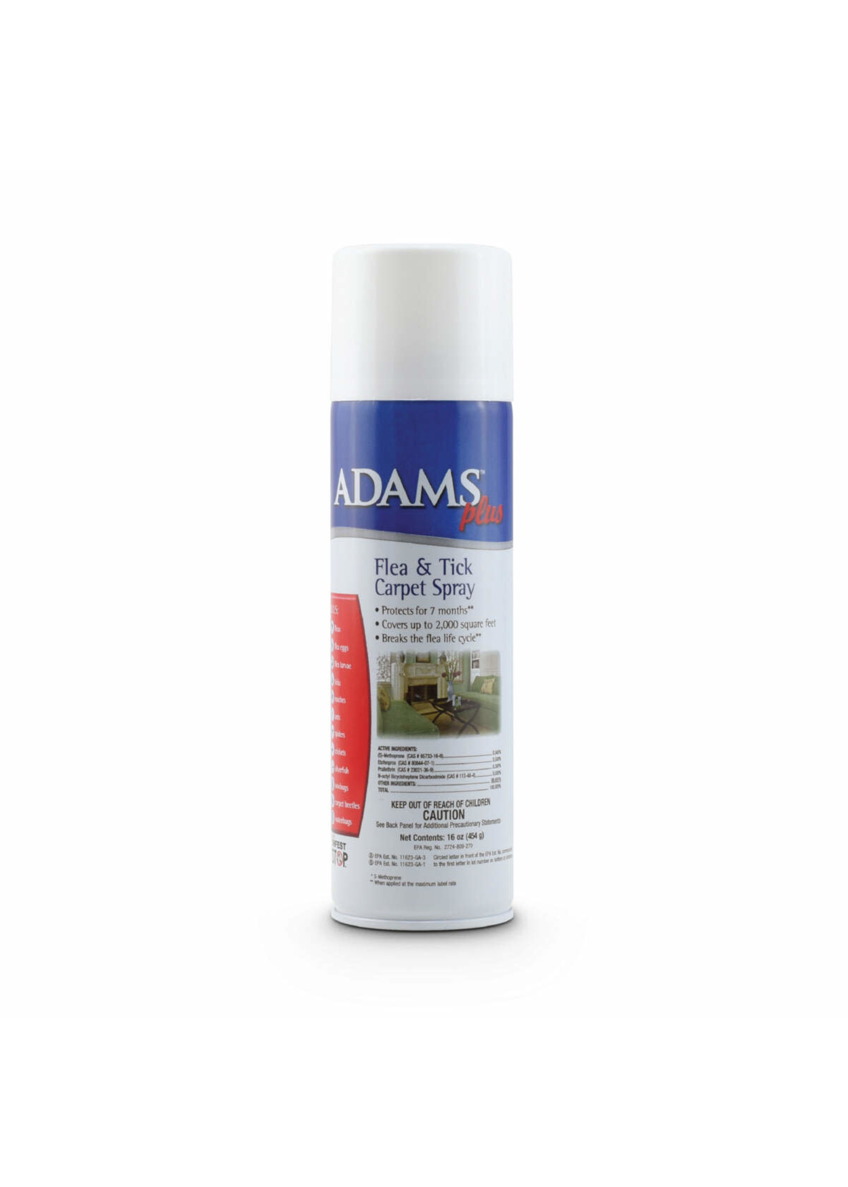 Adams Plus Flea &  Tick Carpet Spray 16 oz