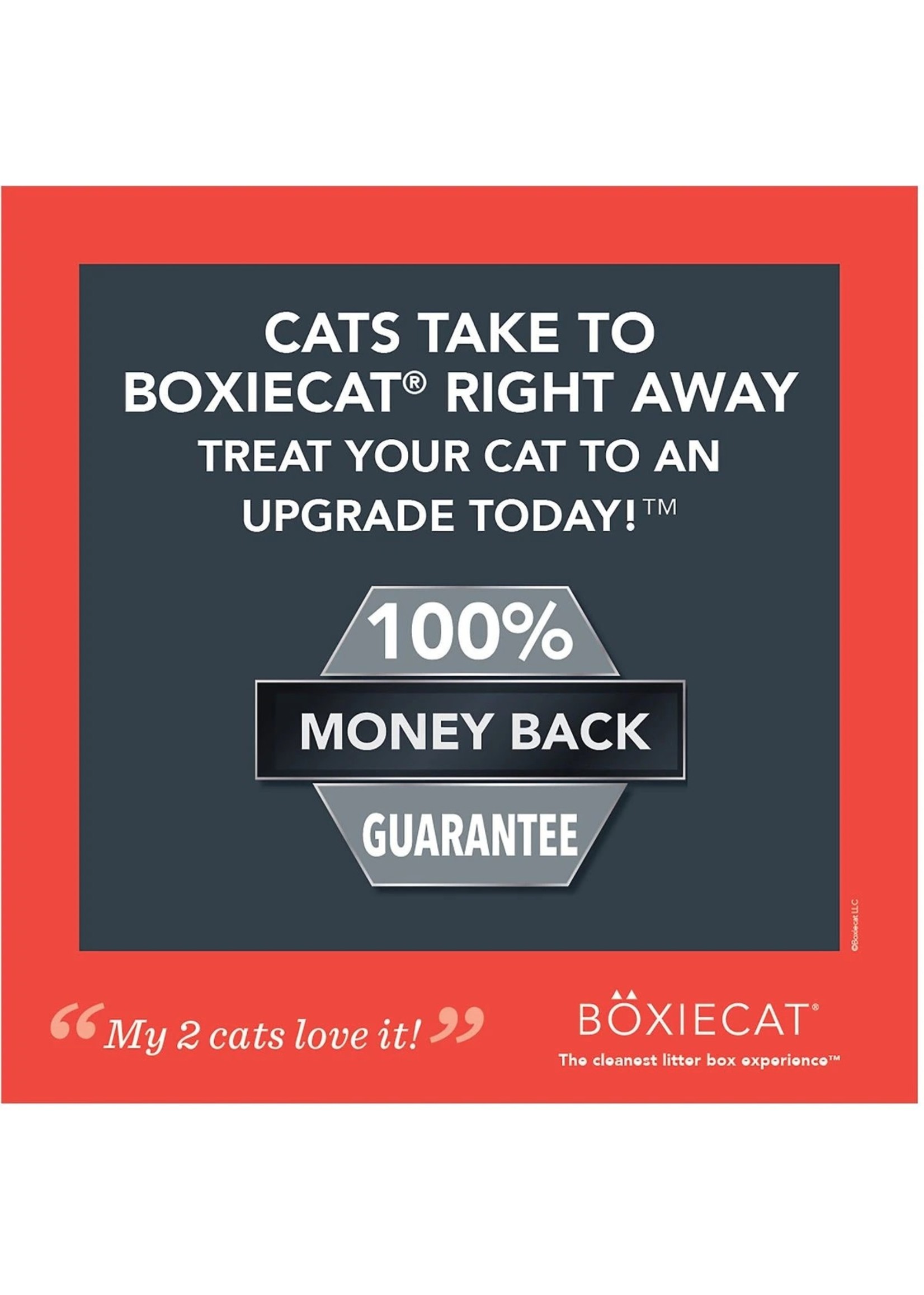 BoxieCat Extra Strength Unscented Premium Clumping Clay Cat Litter 28 lbs