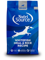 Nutrisource Choice Whitefish Meal & Rice Recipe