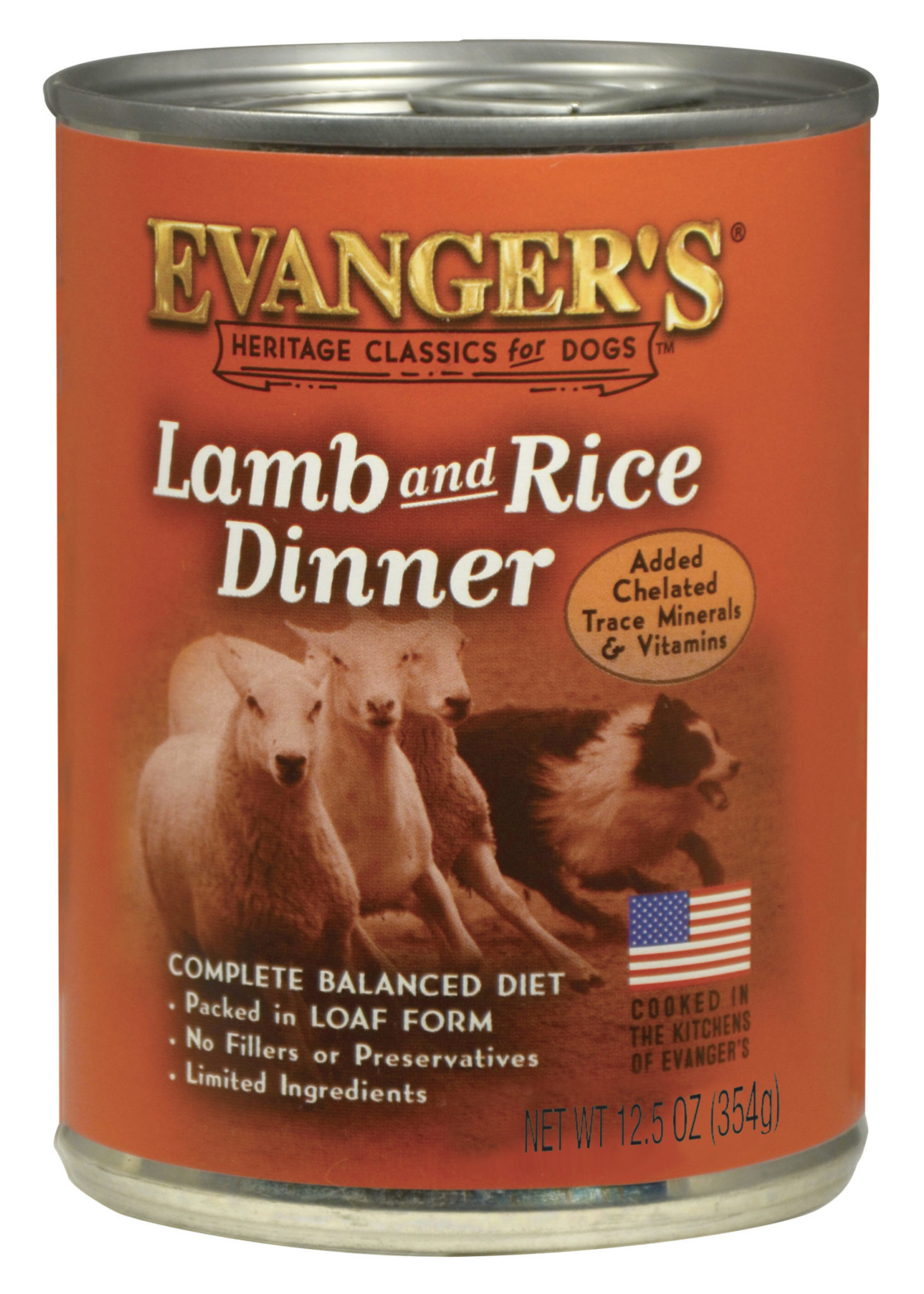 Evanger's Classic Lamb & Rice 12.5 oz