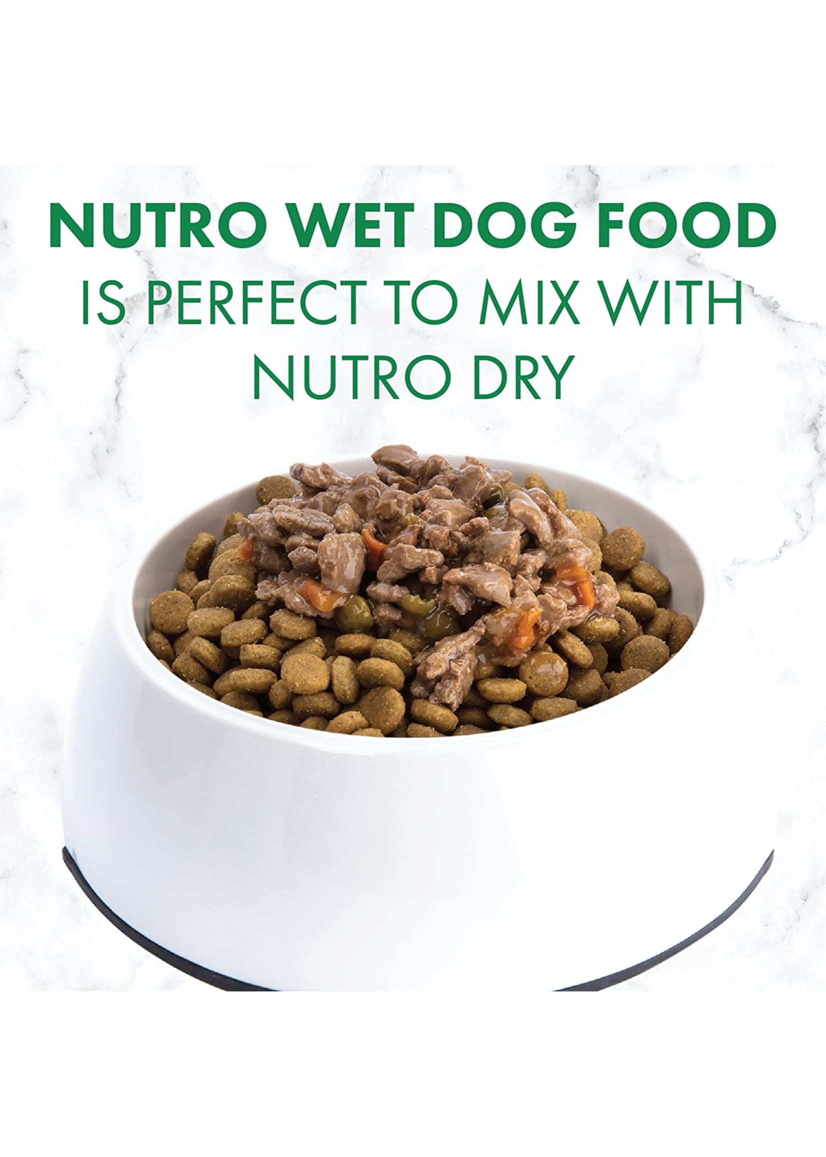 Nutro Hearty Stew Turkey, Sweet Potato & Green Bean Cuts in Gravy Canned Dog Food, 12.5-oz