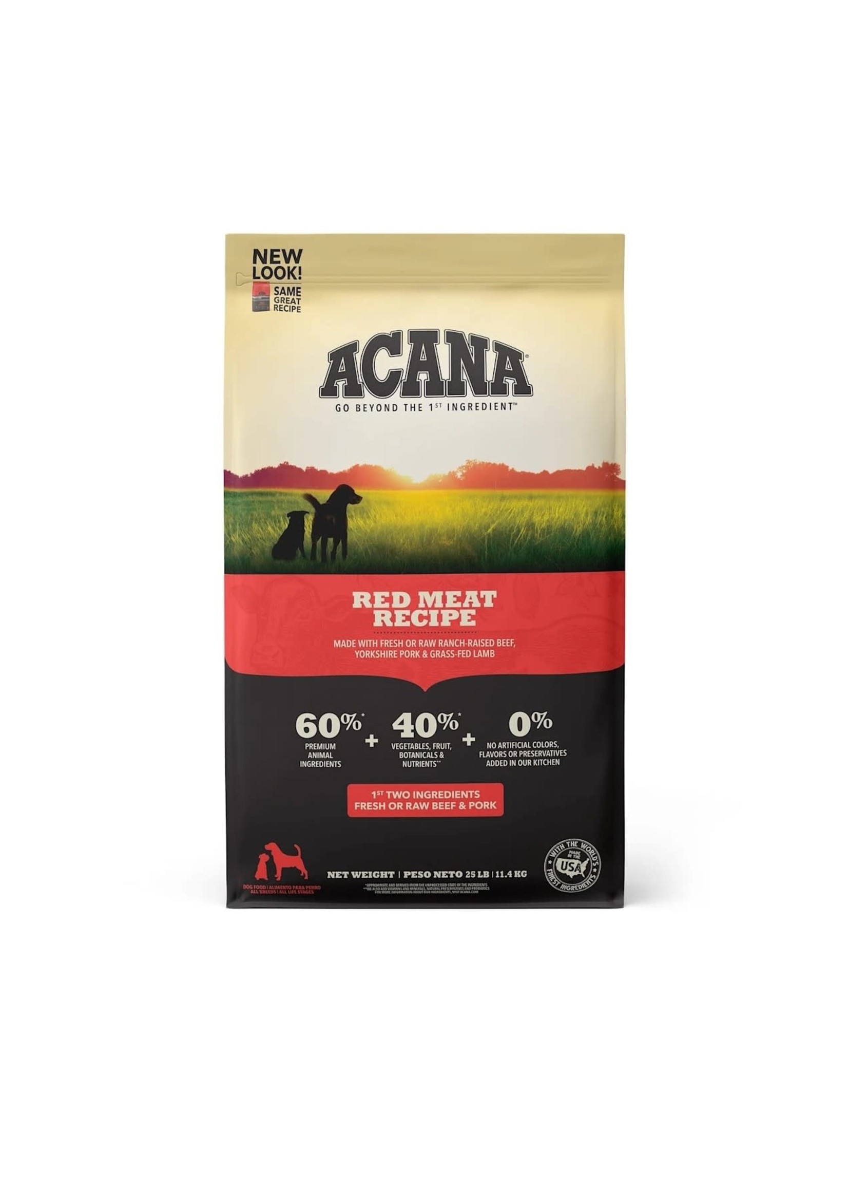 Acana Red Meat Recipe (Grain Free) 25 Lb