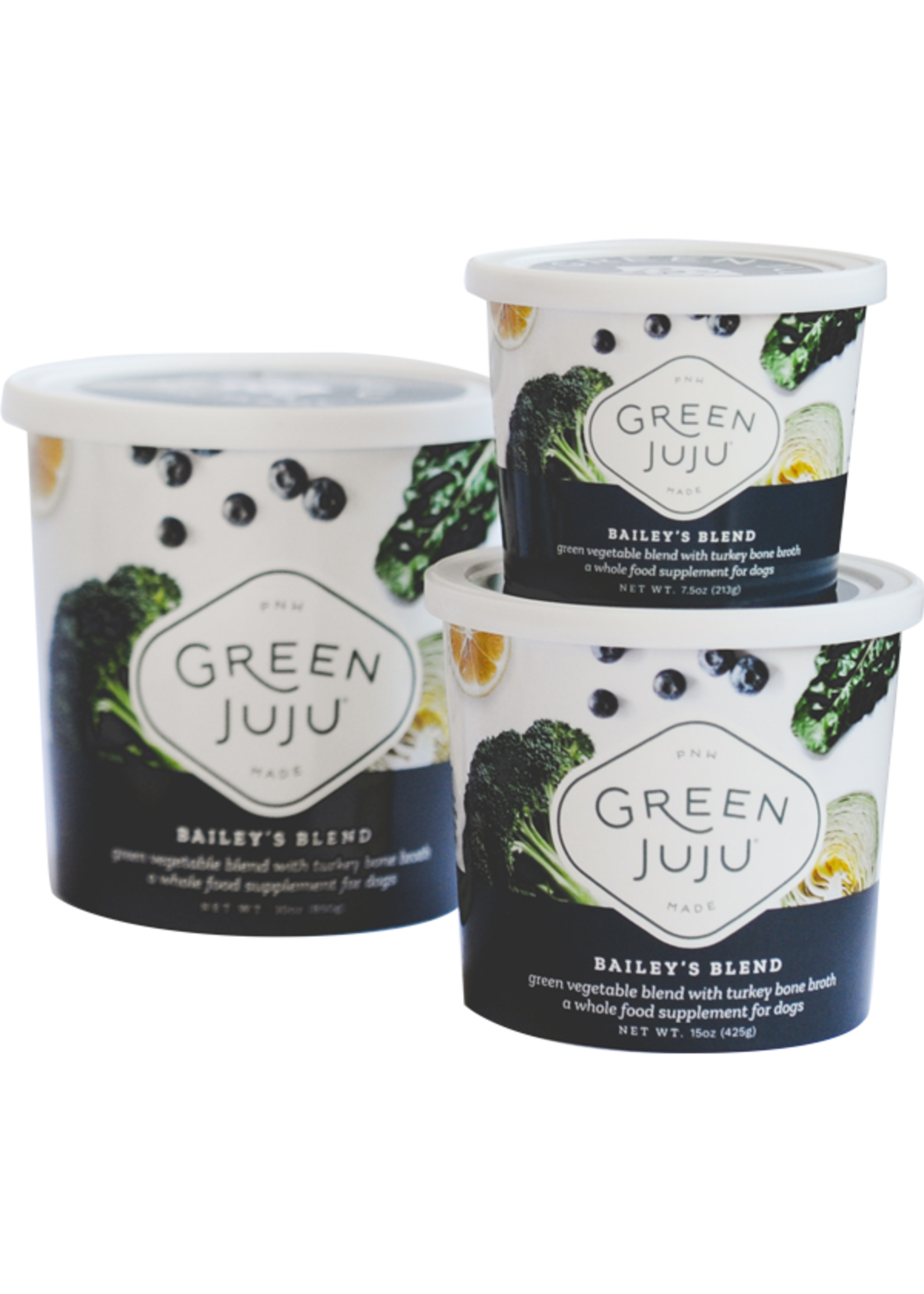 Green Juju Bailey's Blend Supplement for Dogs 15 oz (Frozen)