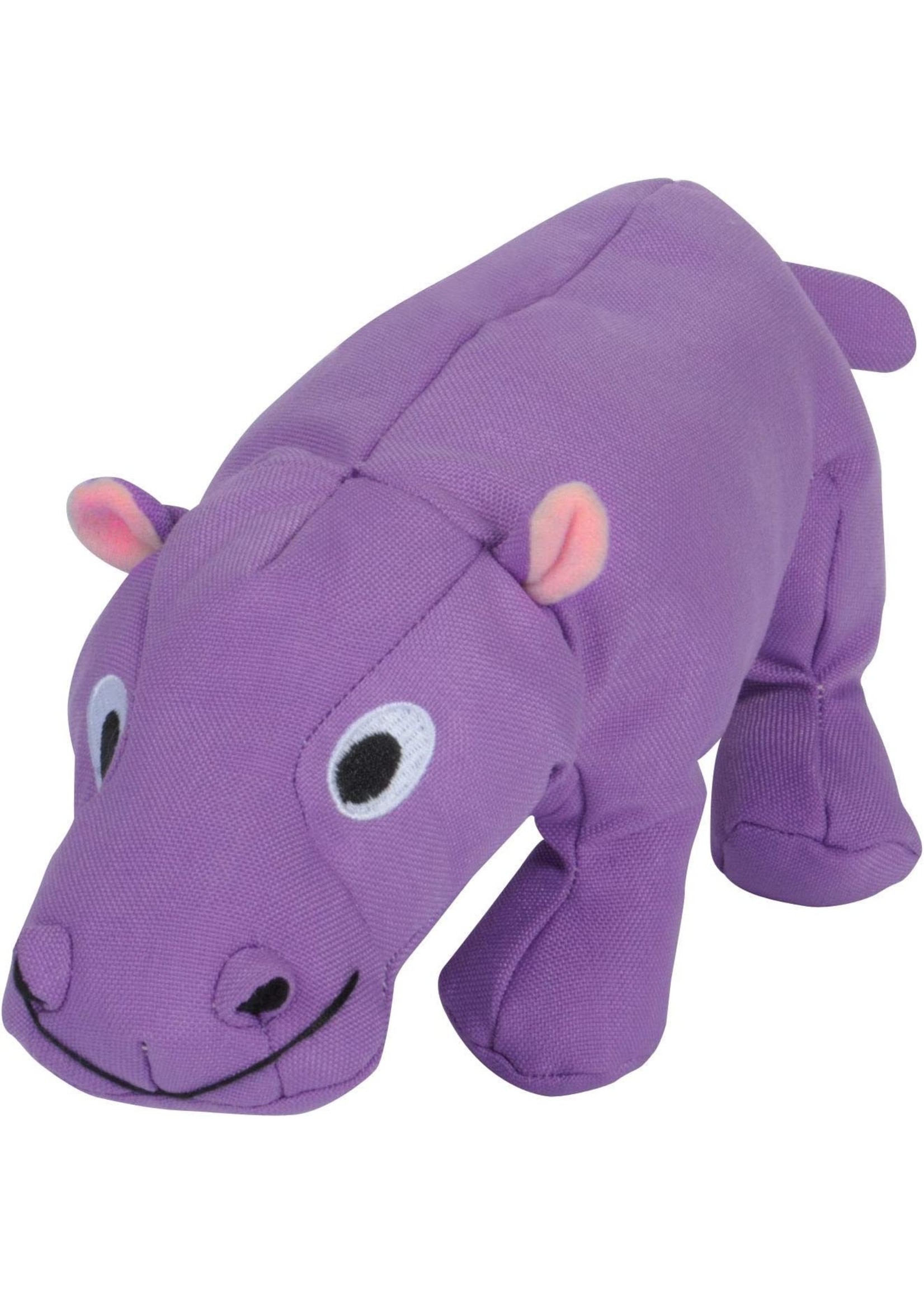 Snuggle Puppy Tender  Tuffs Big Shots Plump Purple Hippo (Large Toy) 6" High X 13" Wide