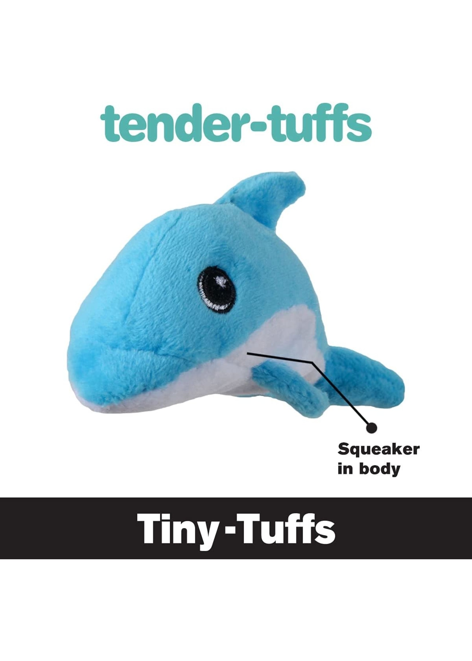 Snuggle Puppy Tender Tuffs Tiny Tuffs Blue Dolphin